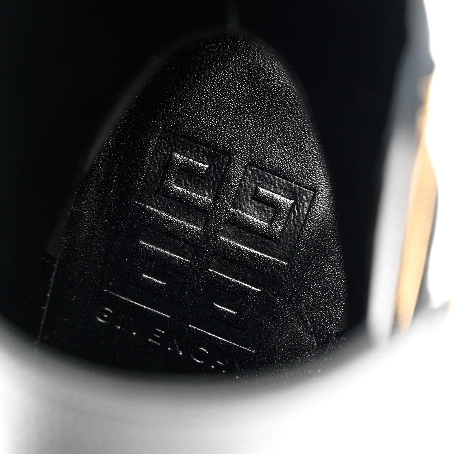 Givenchy Grained Calfskin G Cube Heel Ankle Boots 37 Black 7 of 12