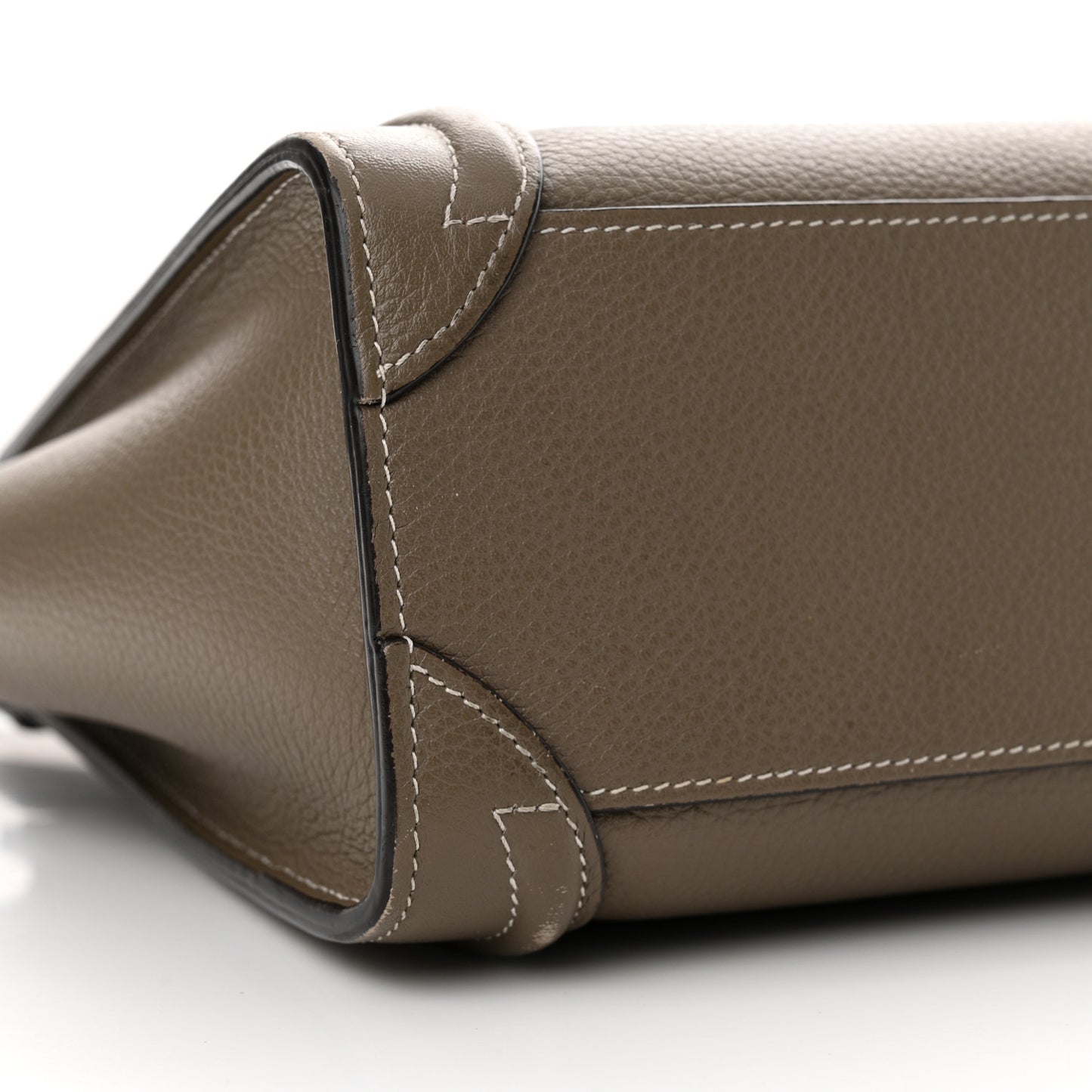Drummed Calfskin Nano Luggage Souris