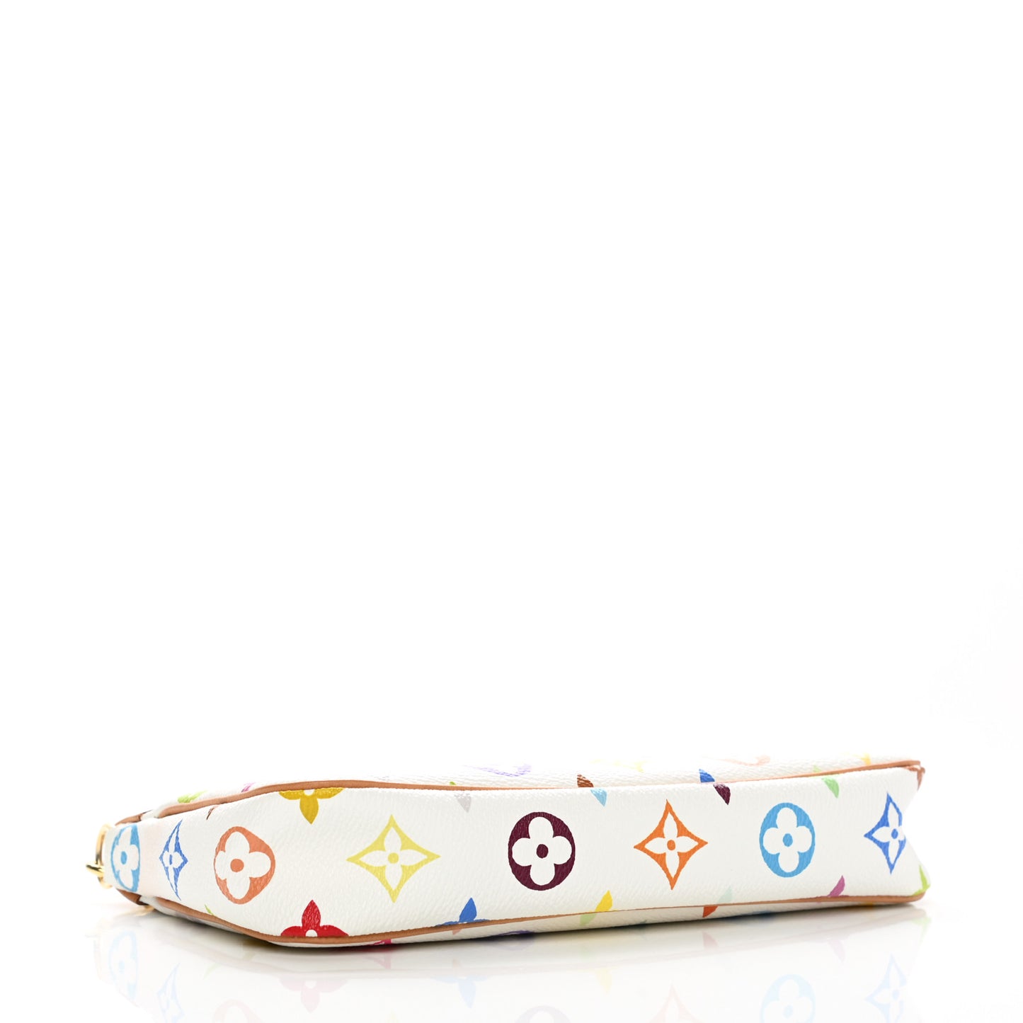 Monogram Multicolor Pochette Accessories White