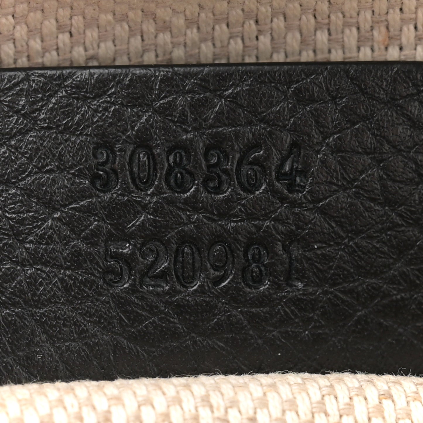 Pebbled Calfskin Small Soho Disco Bag Black