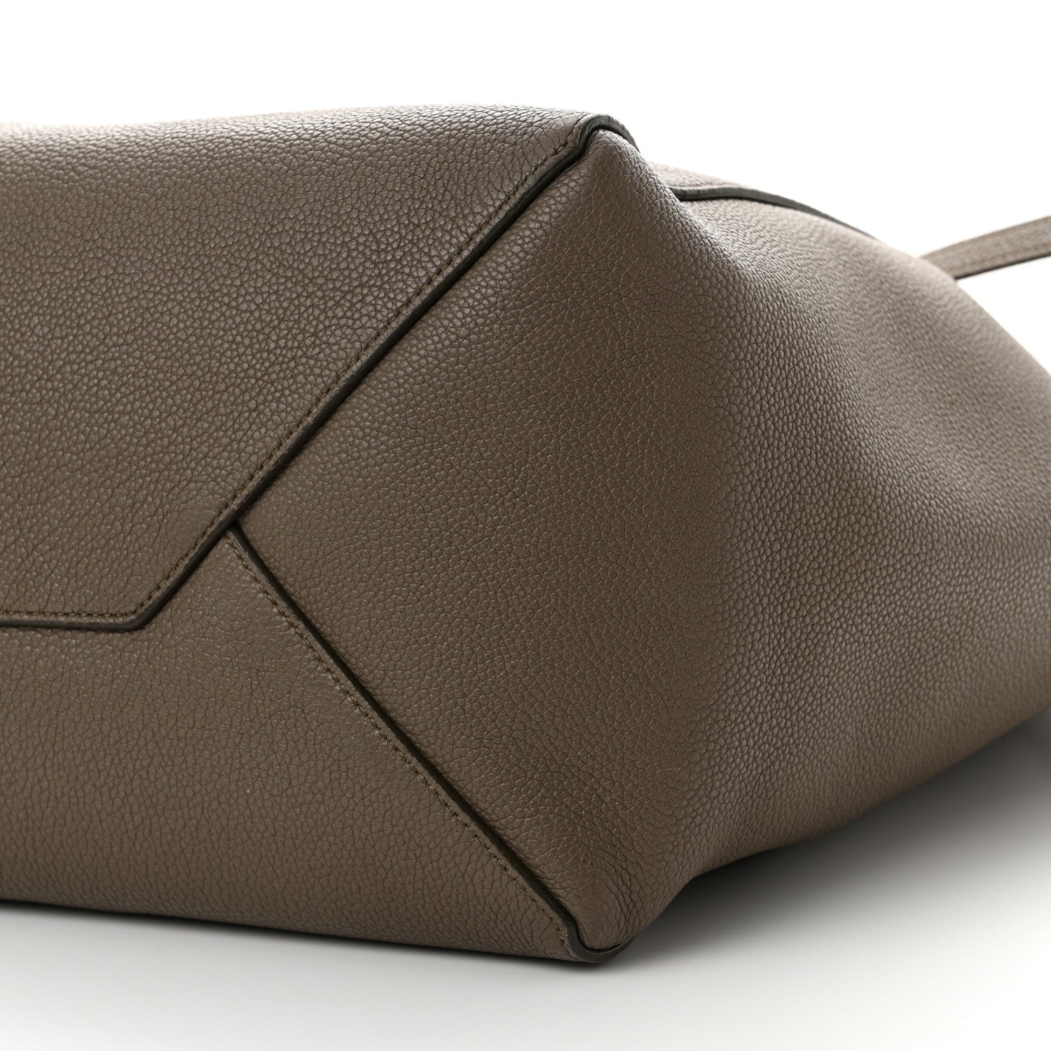 Celine Soft Grained Calfskin Small Belt Cabas Phantom Taupe 9 of 14