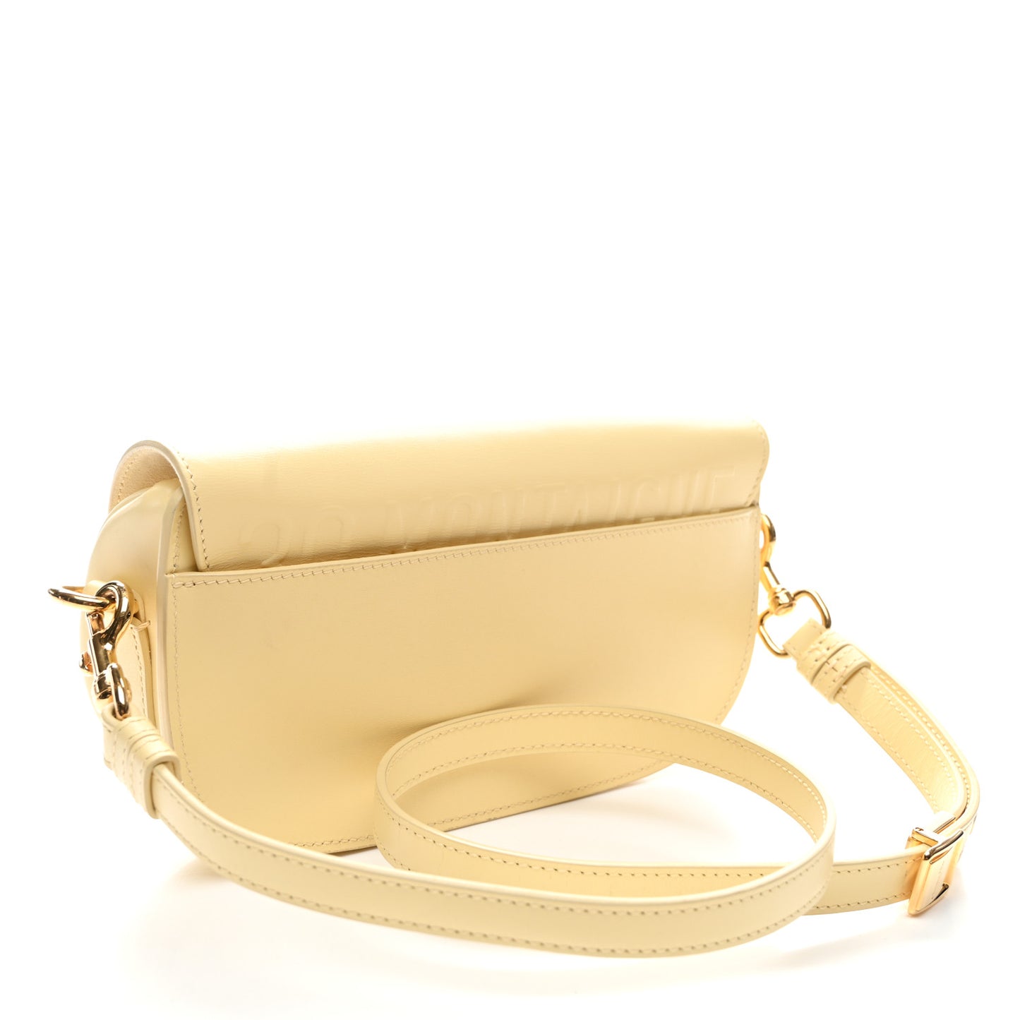 Box Calfskin East West Bobby Bag Soft Yellow