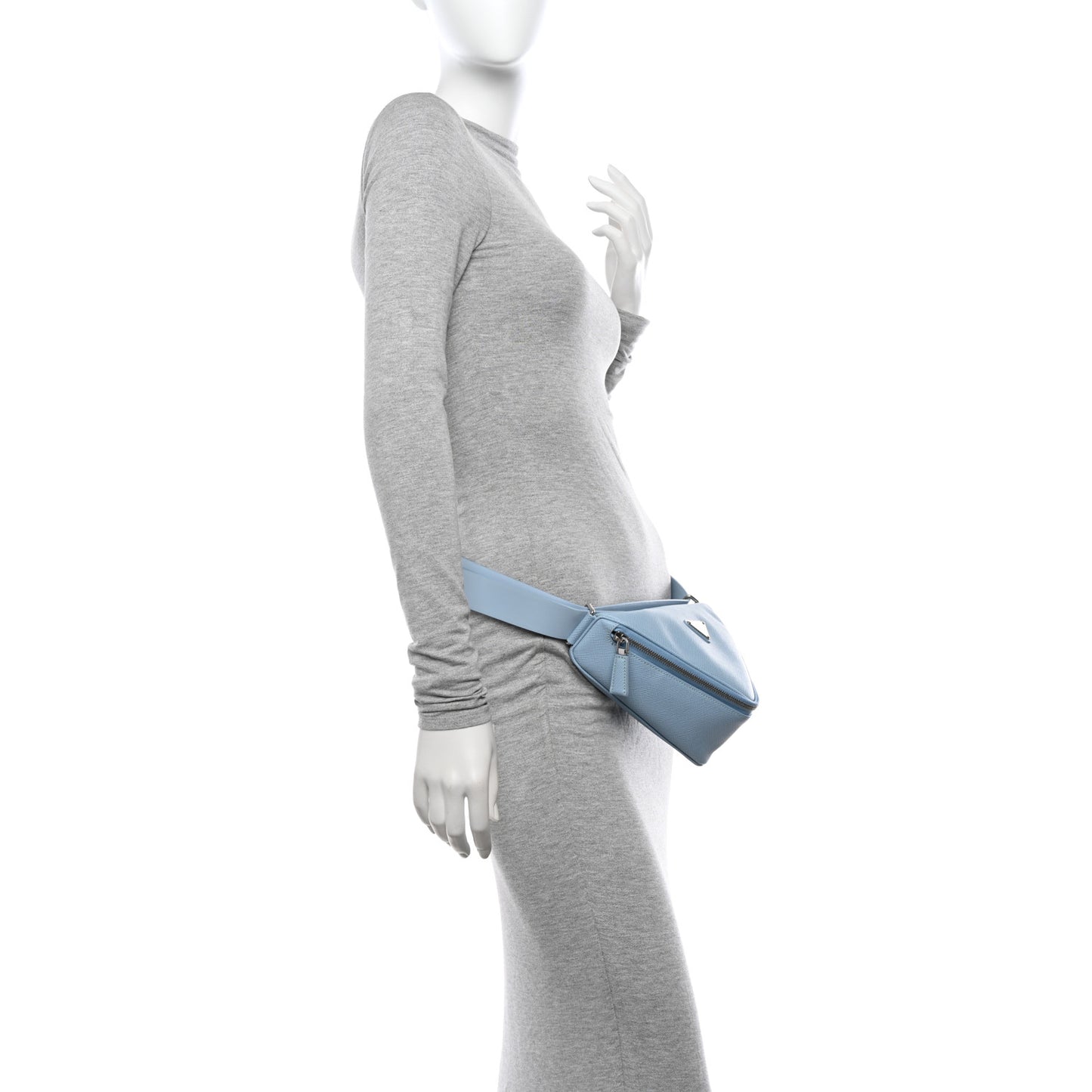 Saffiano Triangle Shoulder Belt Bag Astrale