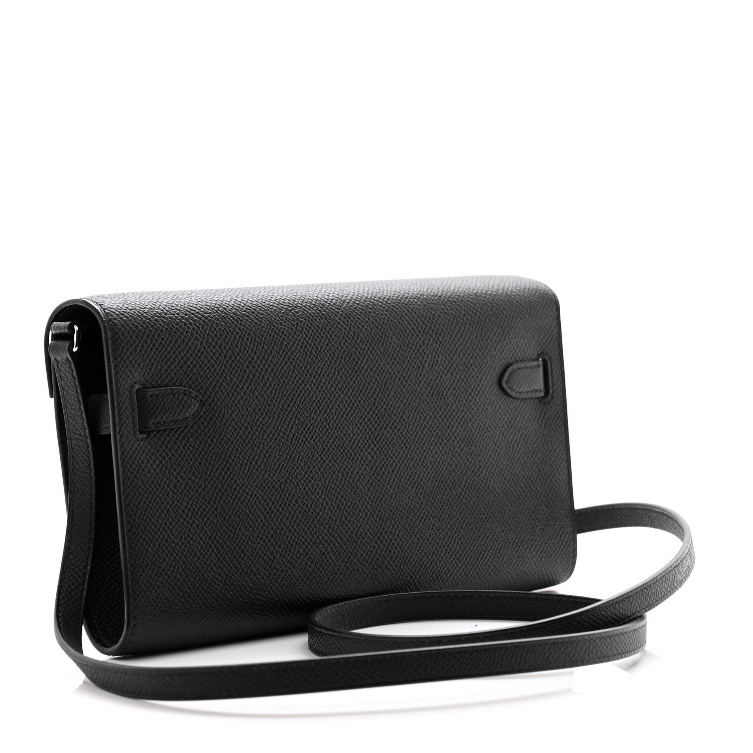Hermes Epsom Kelly Wallet To Go Black 3 of 12