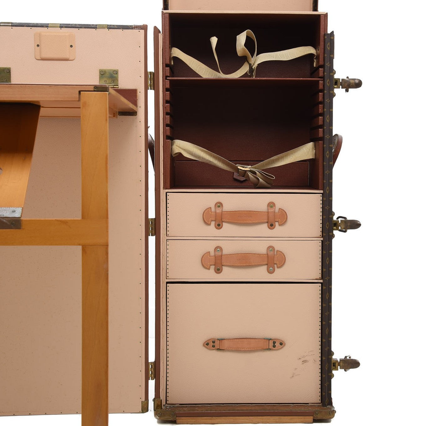 Monogram Stokowski Secretary Desk Trunk