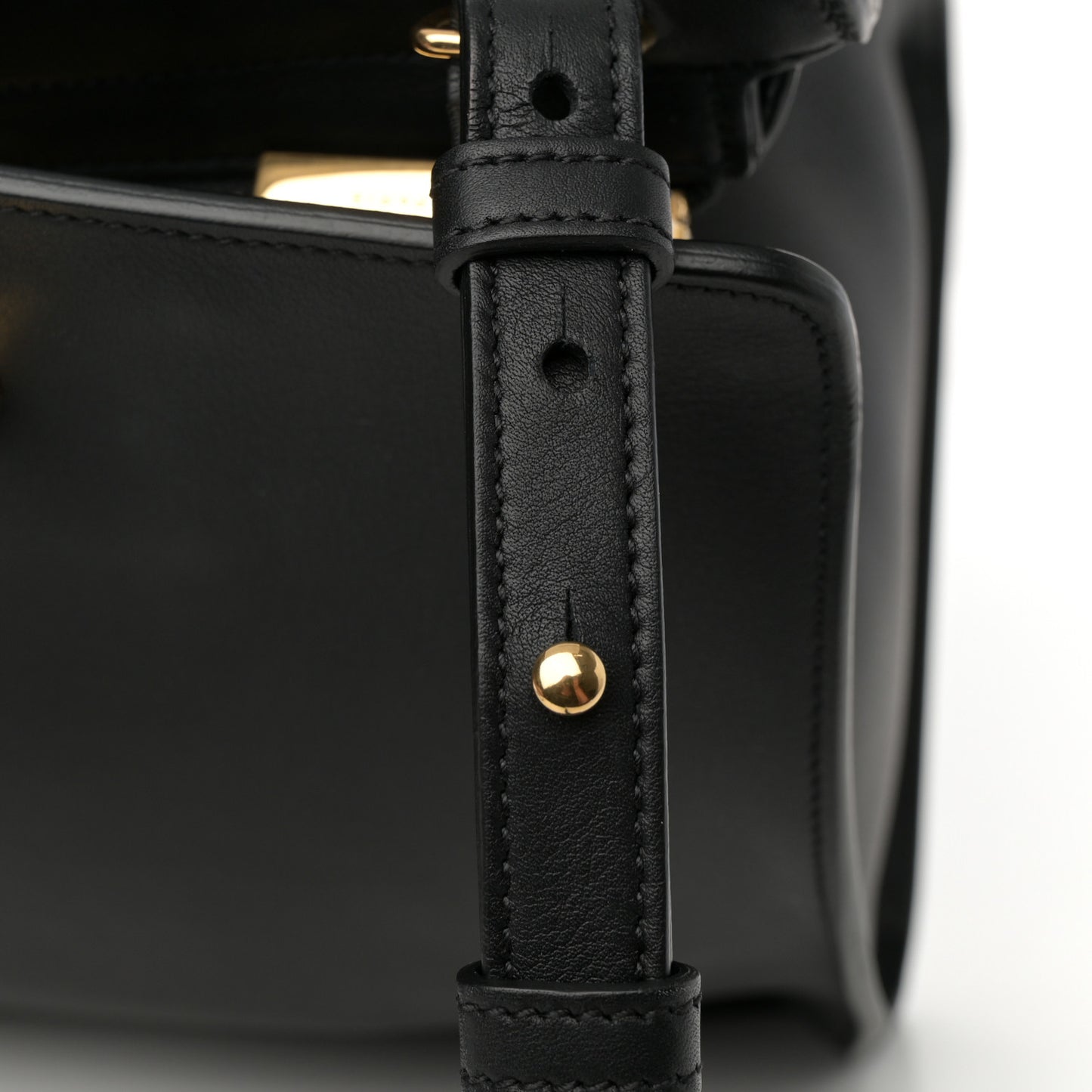 Calfskin Small Classic Y Cabas Black