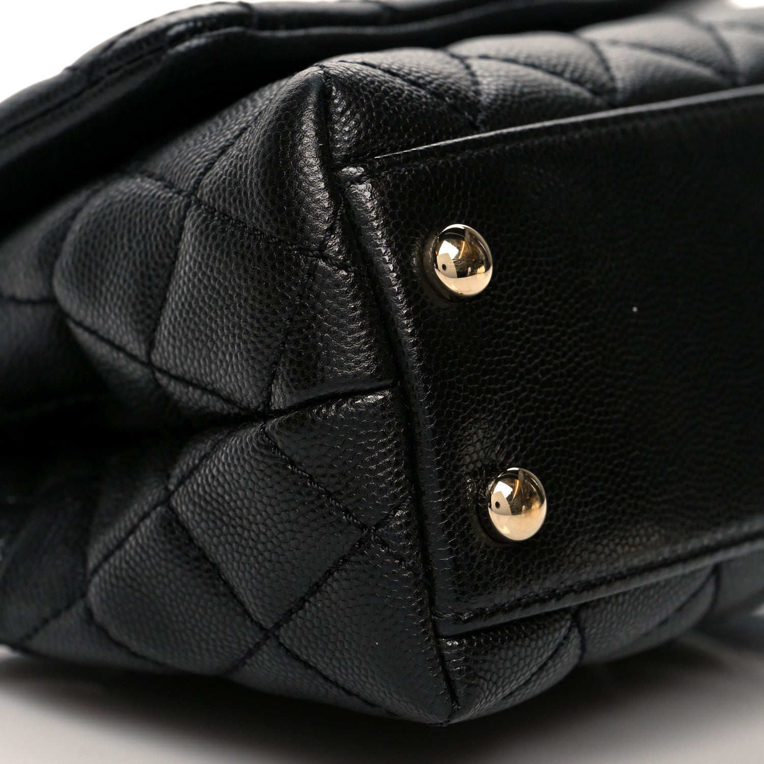 Chanel Caviar Quilted Extra Mini Coco Handle Flap Black 9 of 11