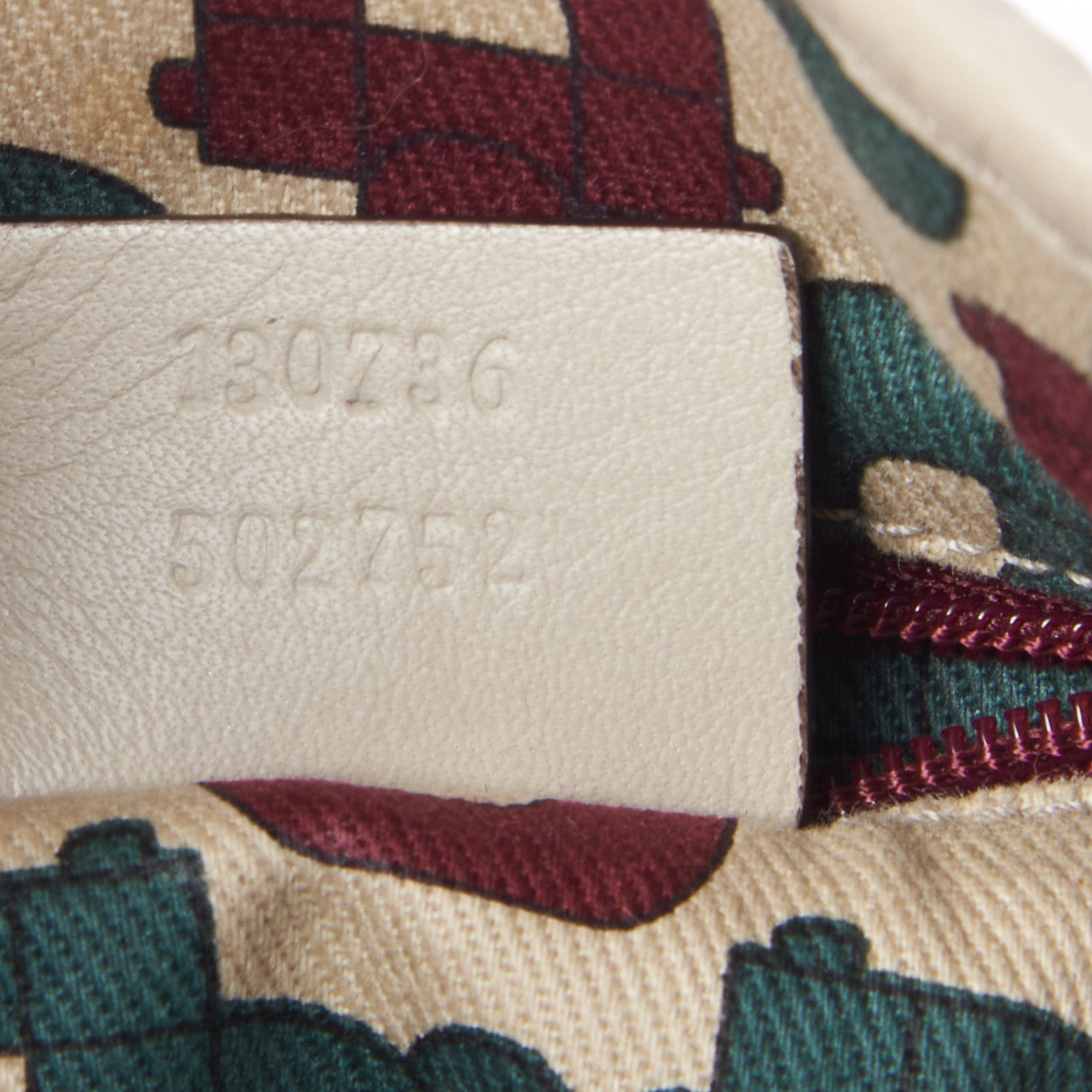 Gucci Guccissima Medium Abbey Shoulder Bag Off White 9 of 9
