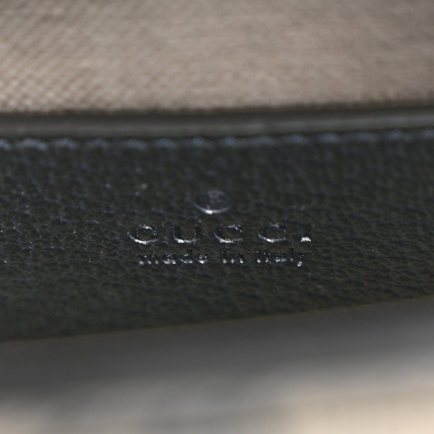 Gucci GG Supreme Monogram Textured Dollar Calfskin Mini Retro Interlocking G Tote Bag Beige Blue 6 of 11