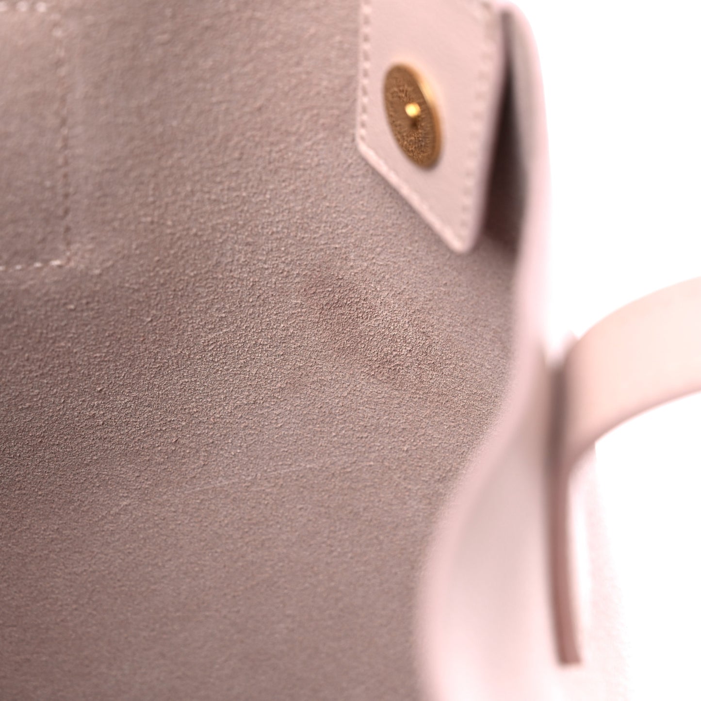 Calfskin Large Shopping Tote Pale Blush