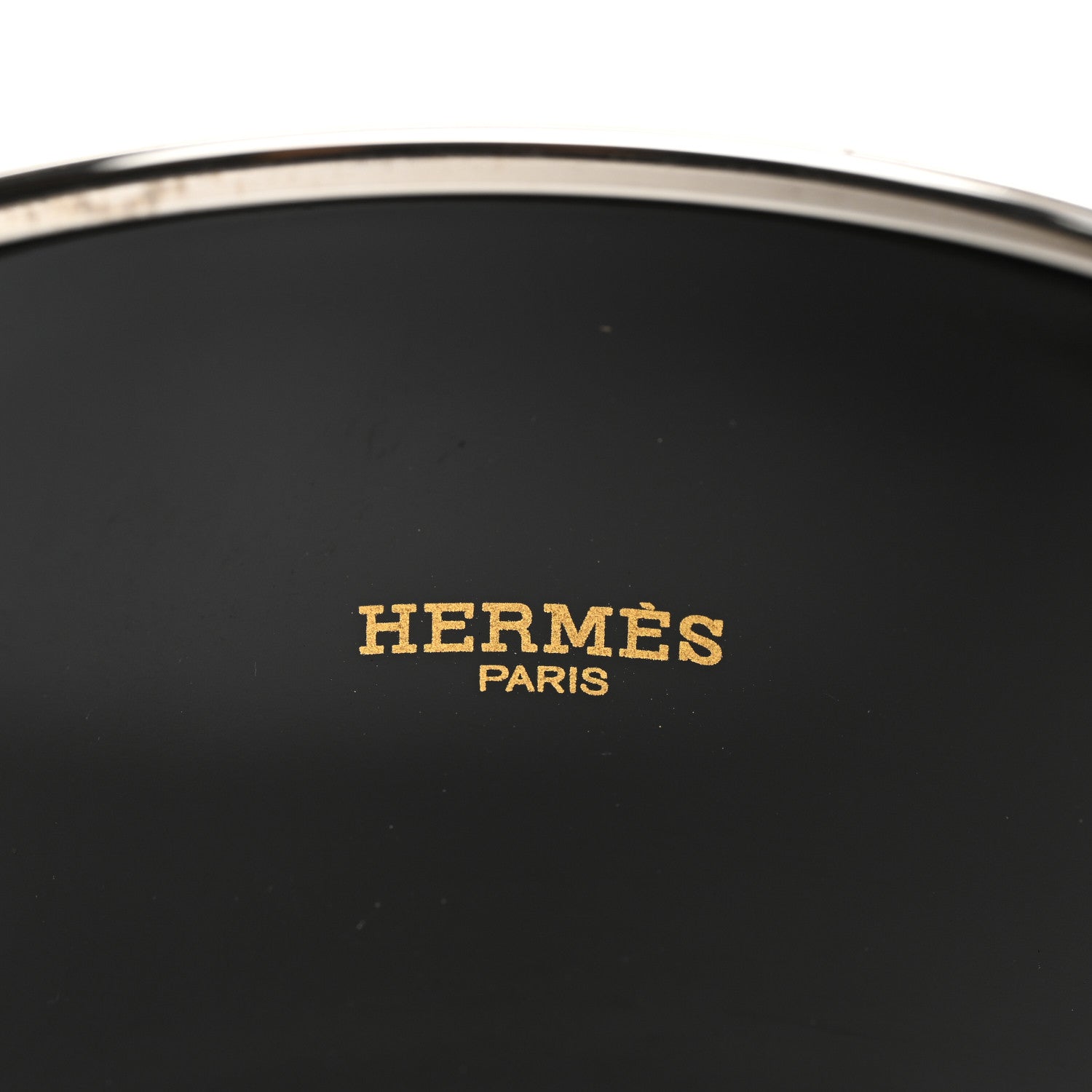 Hermes Enamel Printed Extra Wide Balcons du Guadalquivir Bracelet 70 Blue 4 of 6