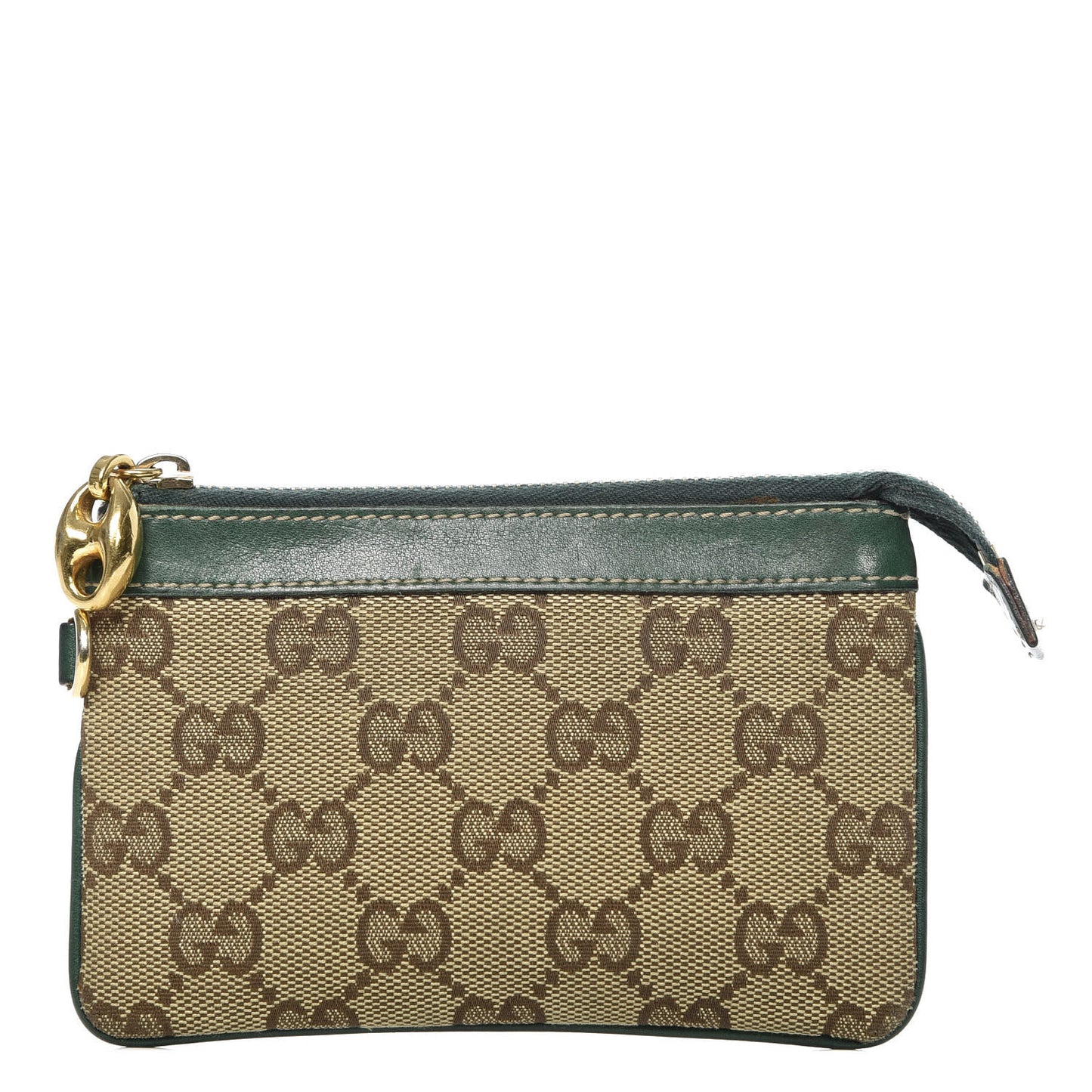 Monogram Small Zip Pouch Green