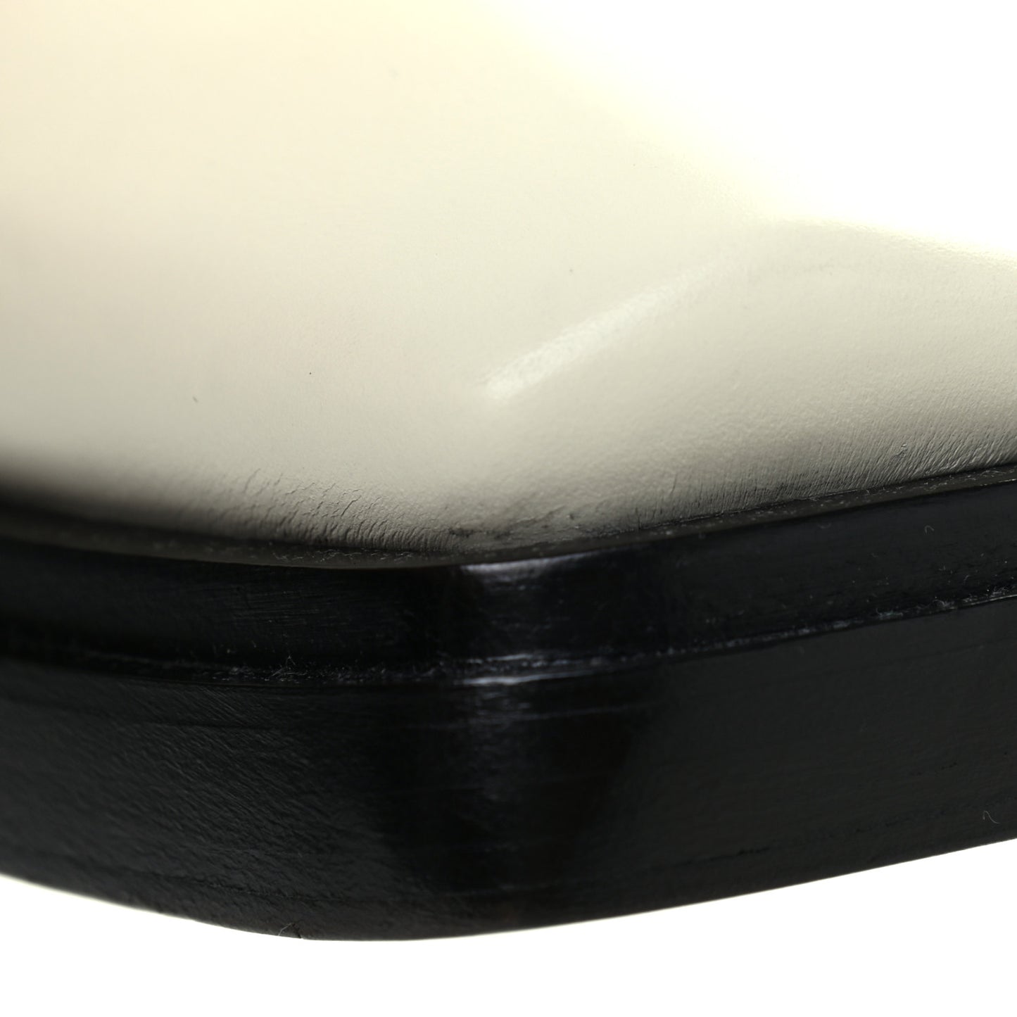 Calfskin Lean Mid-Calf Boots 37.5 Wax