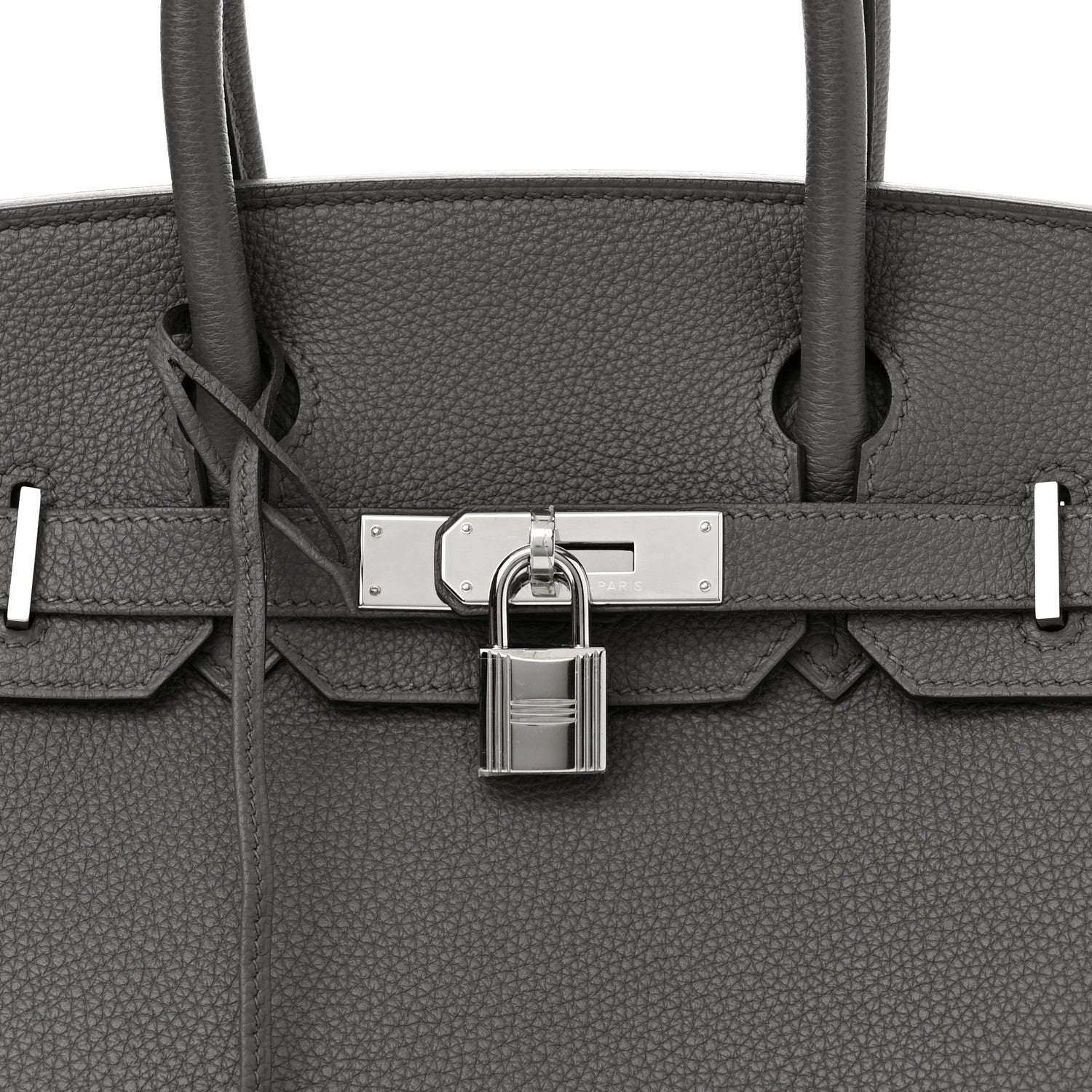 Hermes Togo Birkin 30 Etain 8 of 10