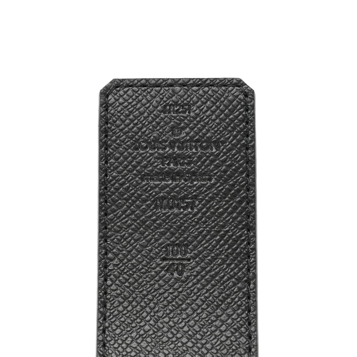 Monogram Eclipse Taigarama 40mm LV Initiales Reversible Belt 100 40 Black