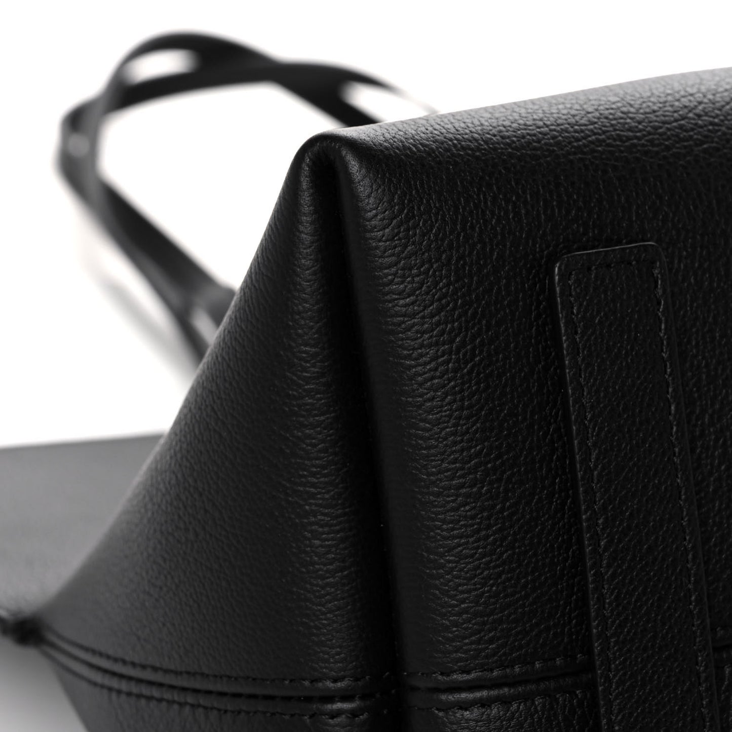Calfskin Large Society Tote Black