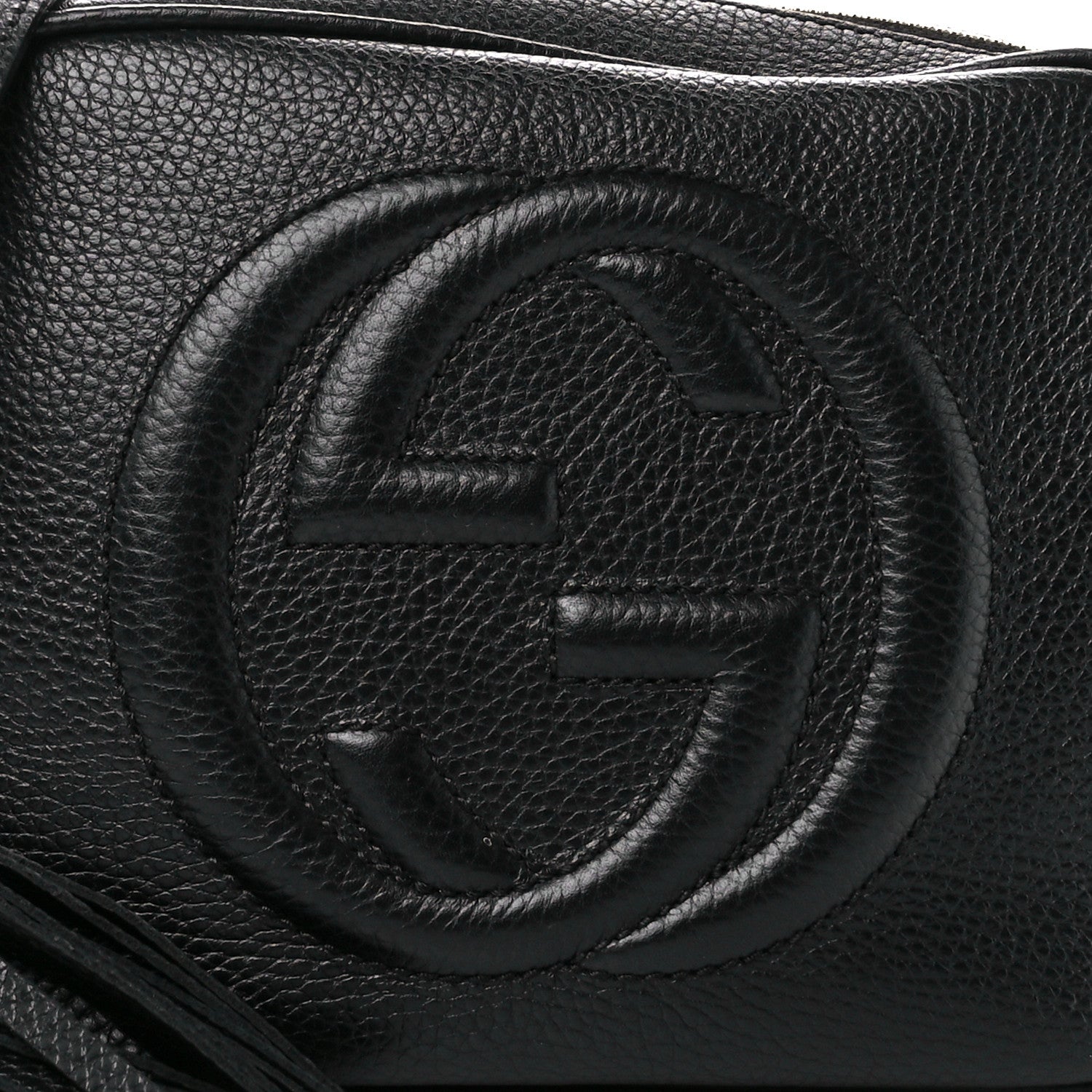 Gucci Pebbled Calfskin Small Soho Disco Bag Black 9 of 13