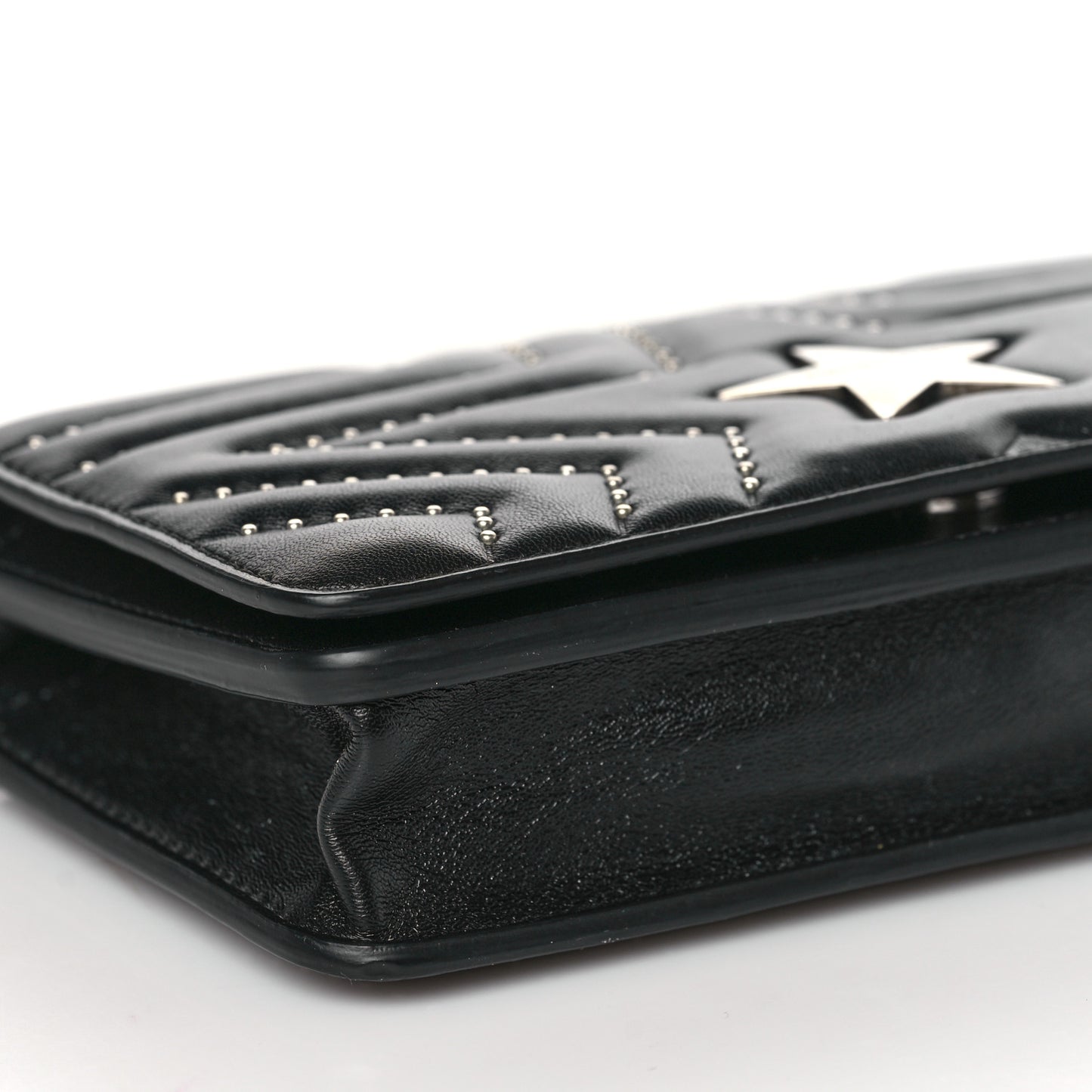 Alter Nappa Studded Star Small Flap Shoulder Bag Black