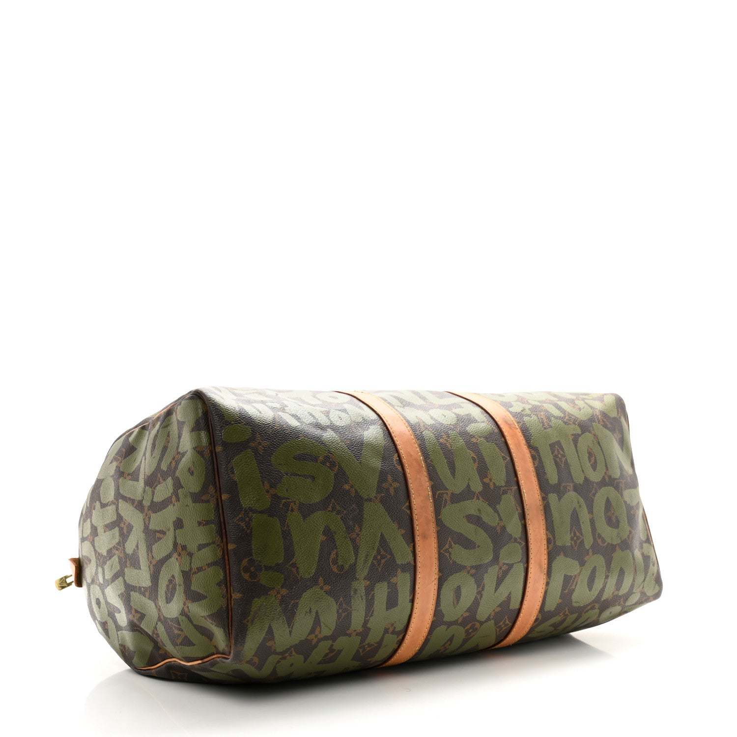 Louis Vuitton Graffiti Keepall 50 Kaki 3 of 17