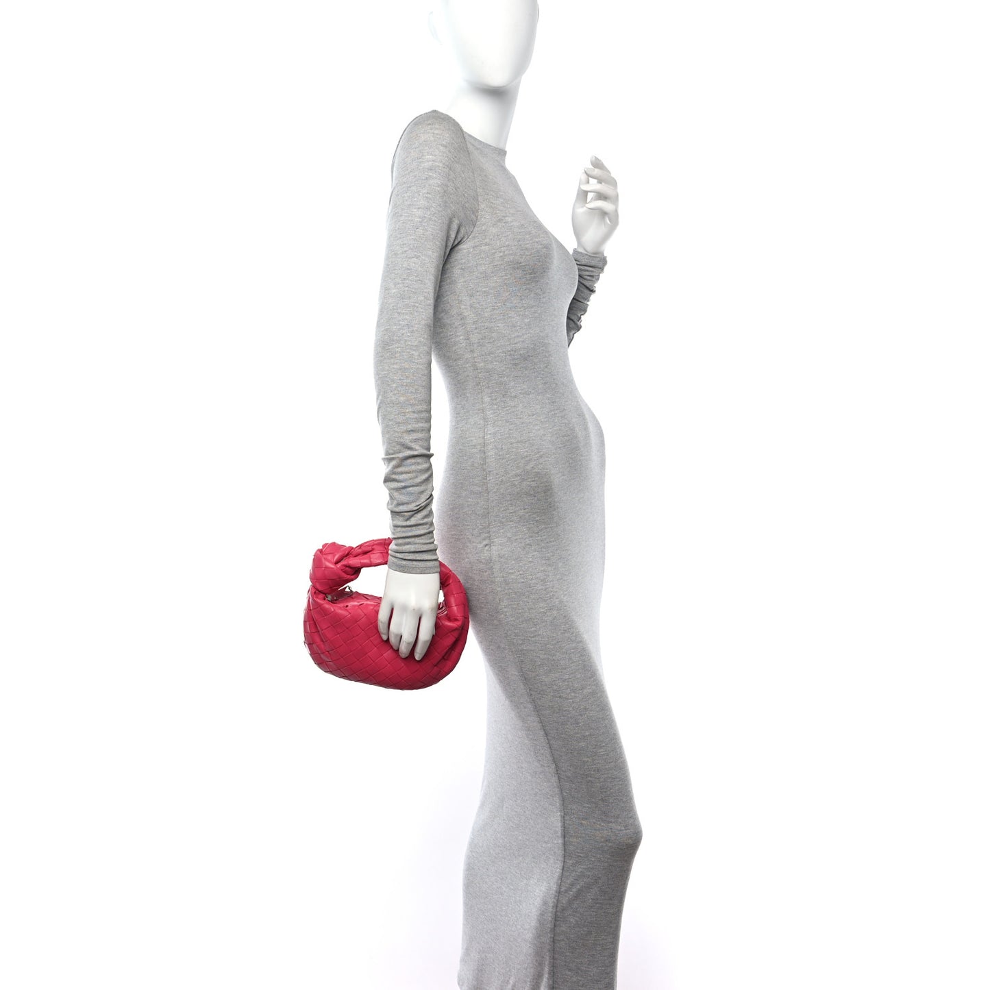 Nappa Intrecciato Mini Jodie Cranberry