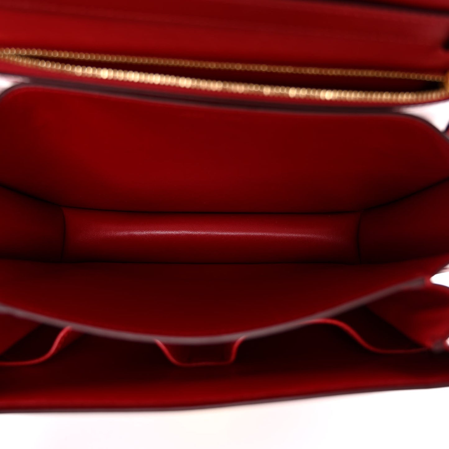 Box Calfskin Medium Classic Box Flap Bag Red