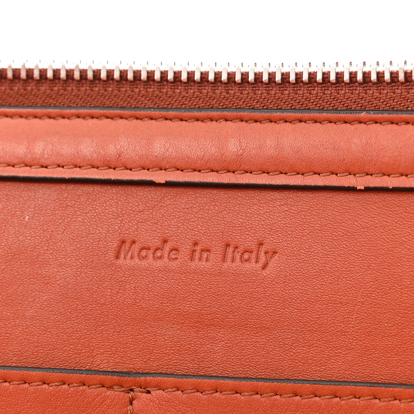 Calfskin Medium Tri-Fold Bag Brick