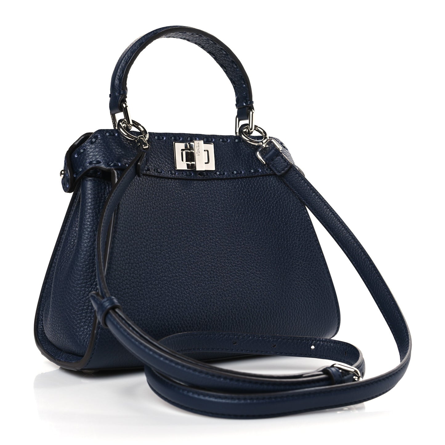 Cuoio Roma Sellerissima Nappa Sintetica Tape Stitch Mini Peekaboo Notte