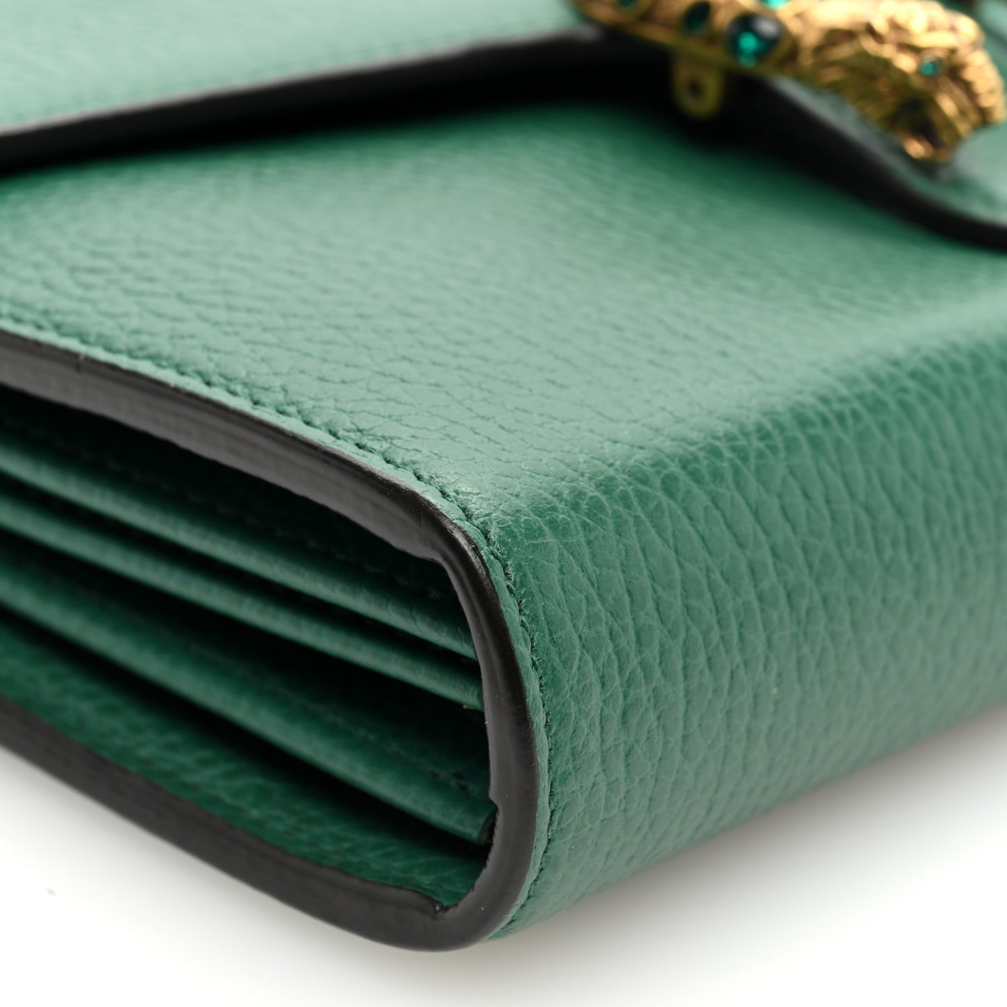 Calfskin Mini Dionysus Chain Wallet Emerald