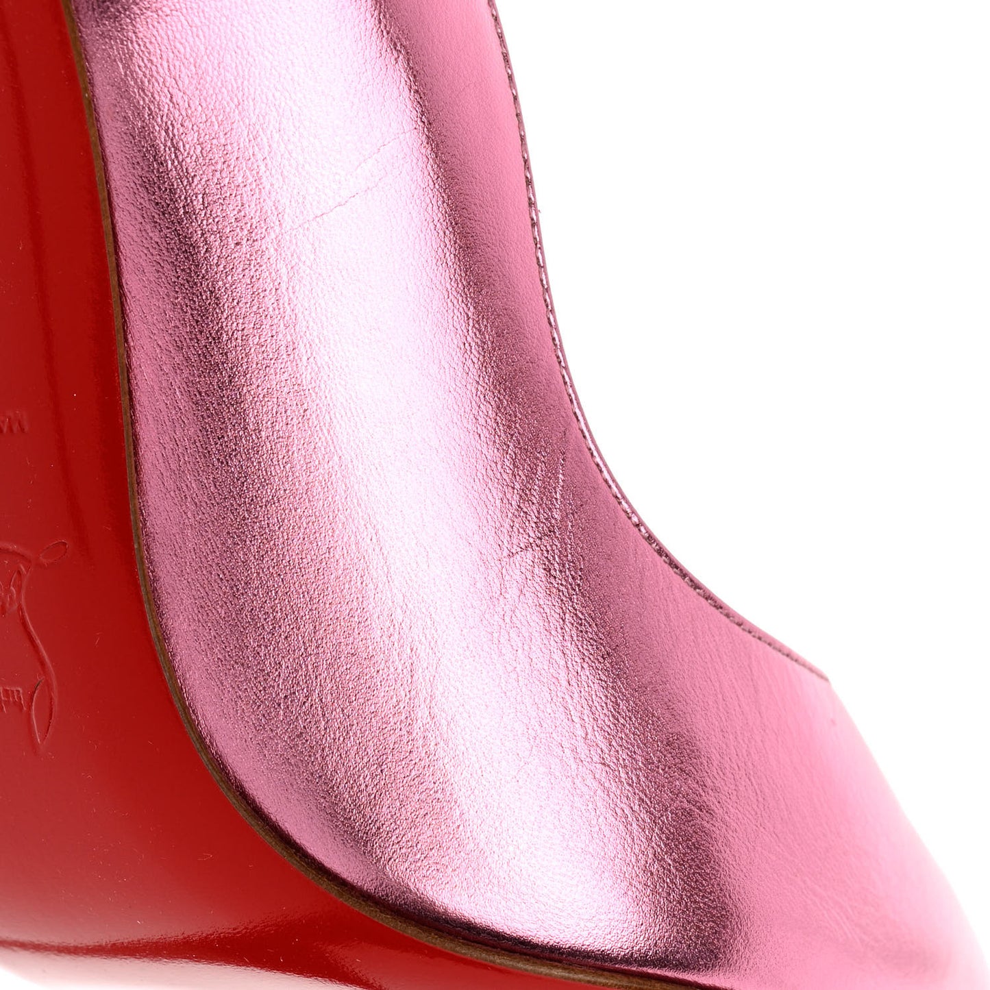 Metallic Patent Hot Chick 100 Pumps 39.5 Pink