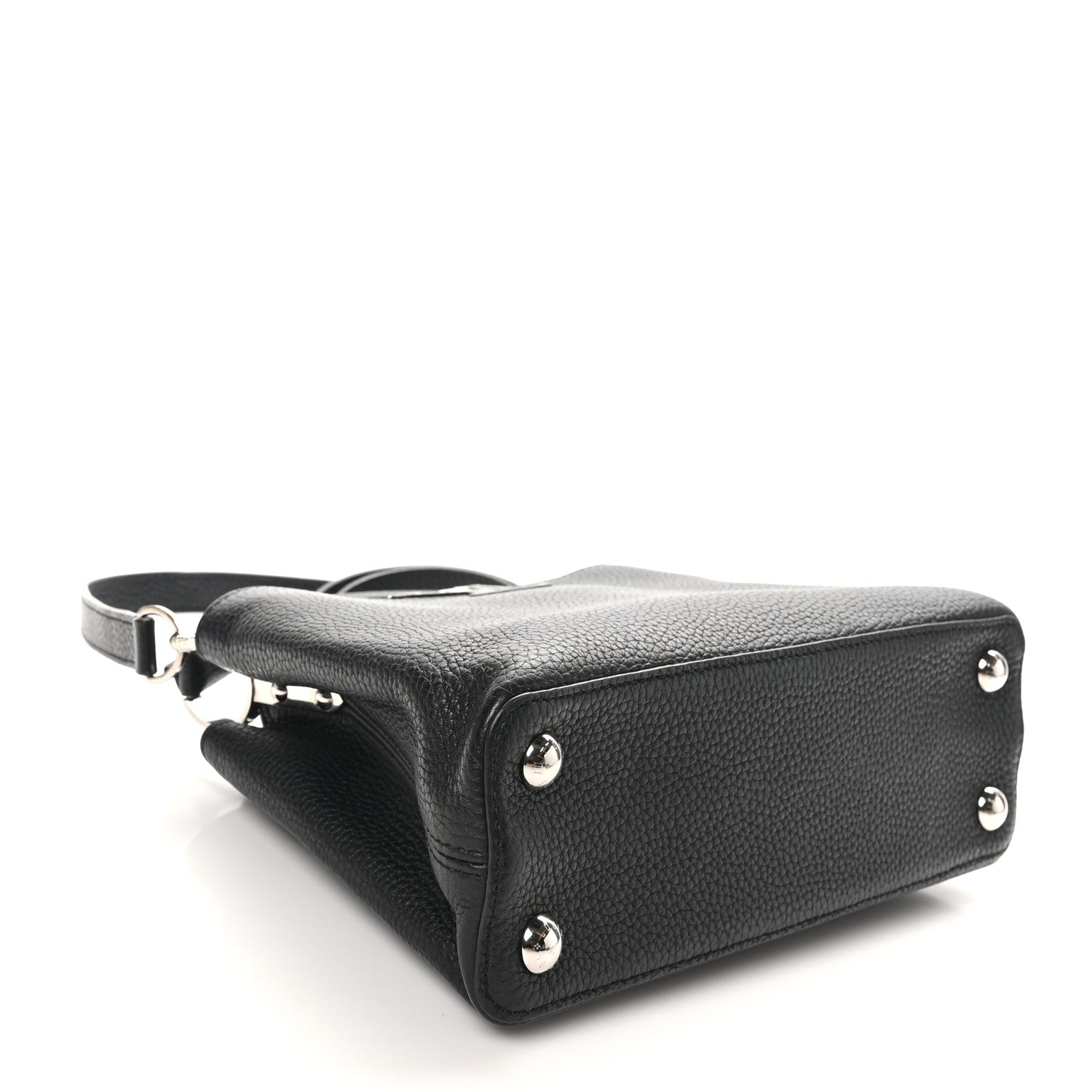 Louis Vuitton Taurillon Capucines BB Black 4 of 9