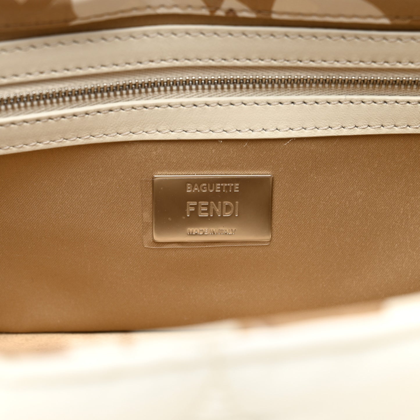 Seta Logo Rosa Scarf Baguette Beige Amido White