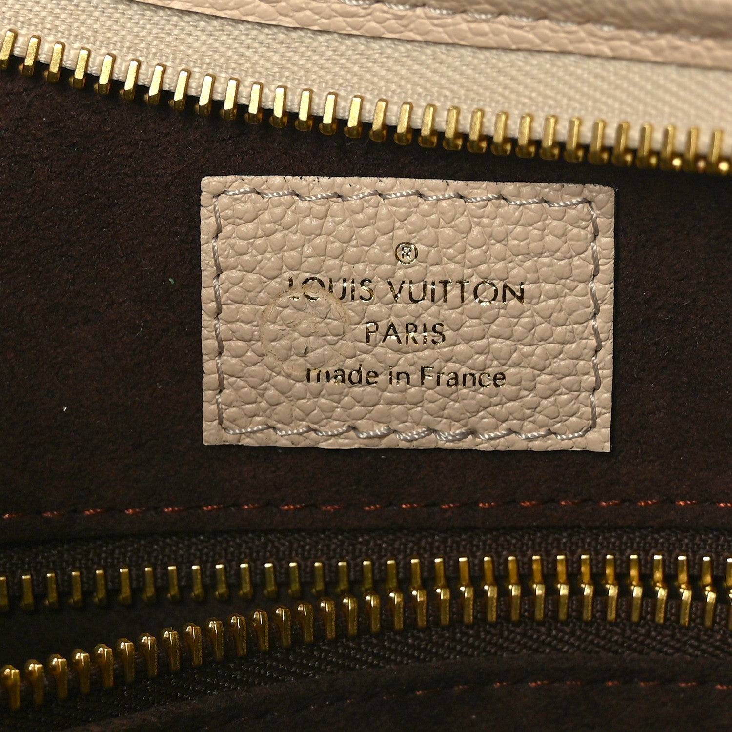 Louis Vuitton Empreinte Carryall PM Cream 7 of 9