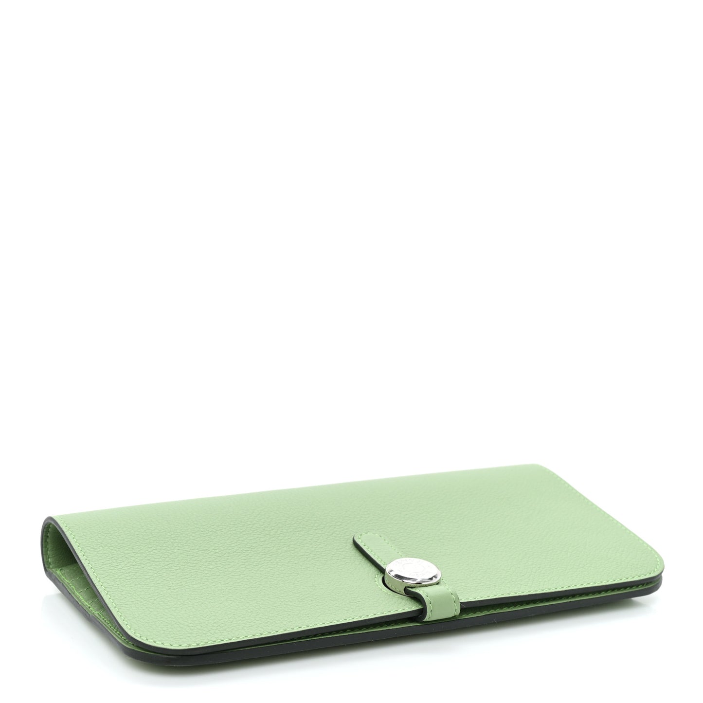 Togo Dogon Recto Verso Wallet Vert Criquet