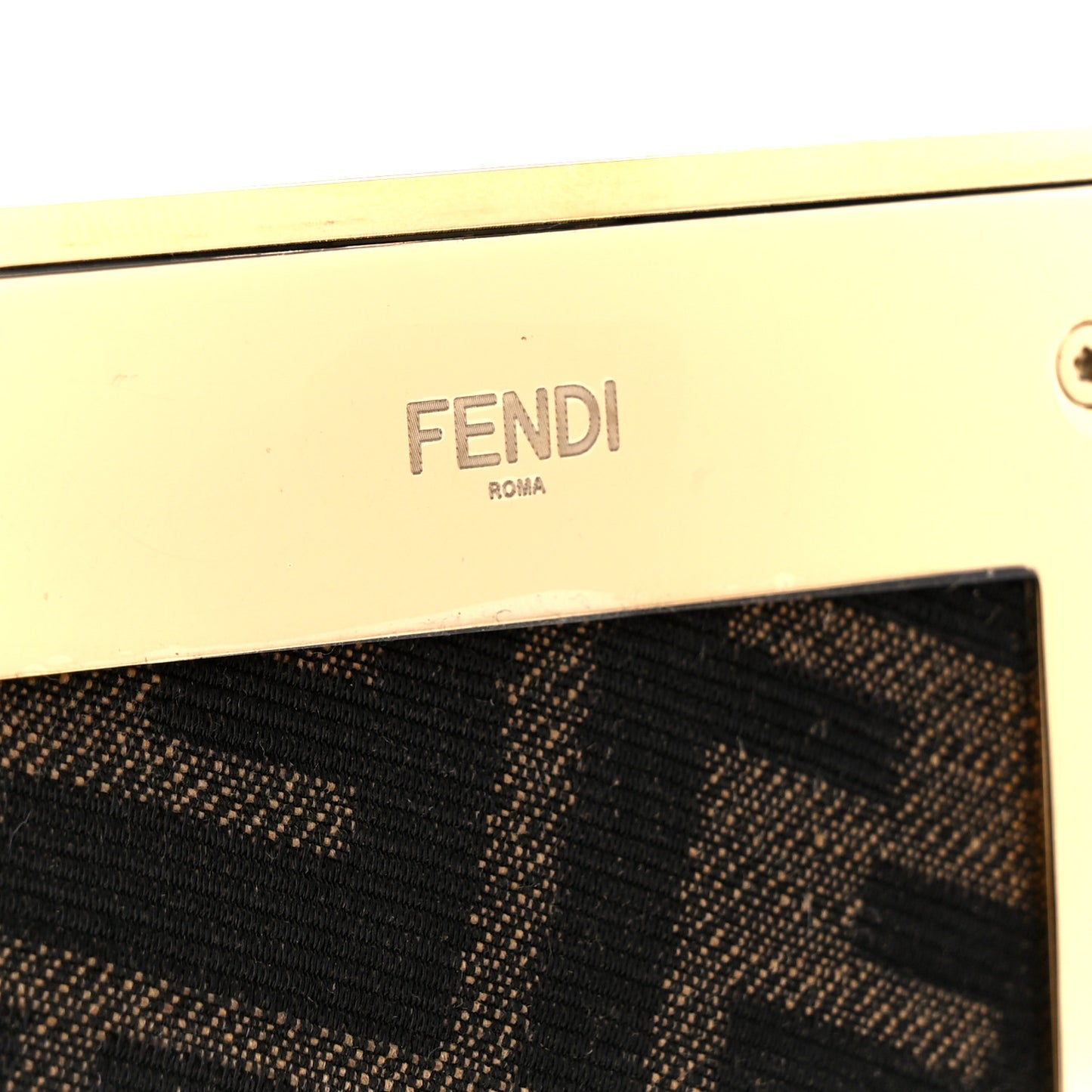 Shiny Nappa Medium Fendi First Caramello