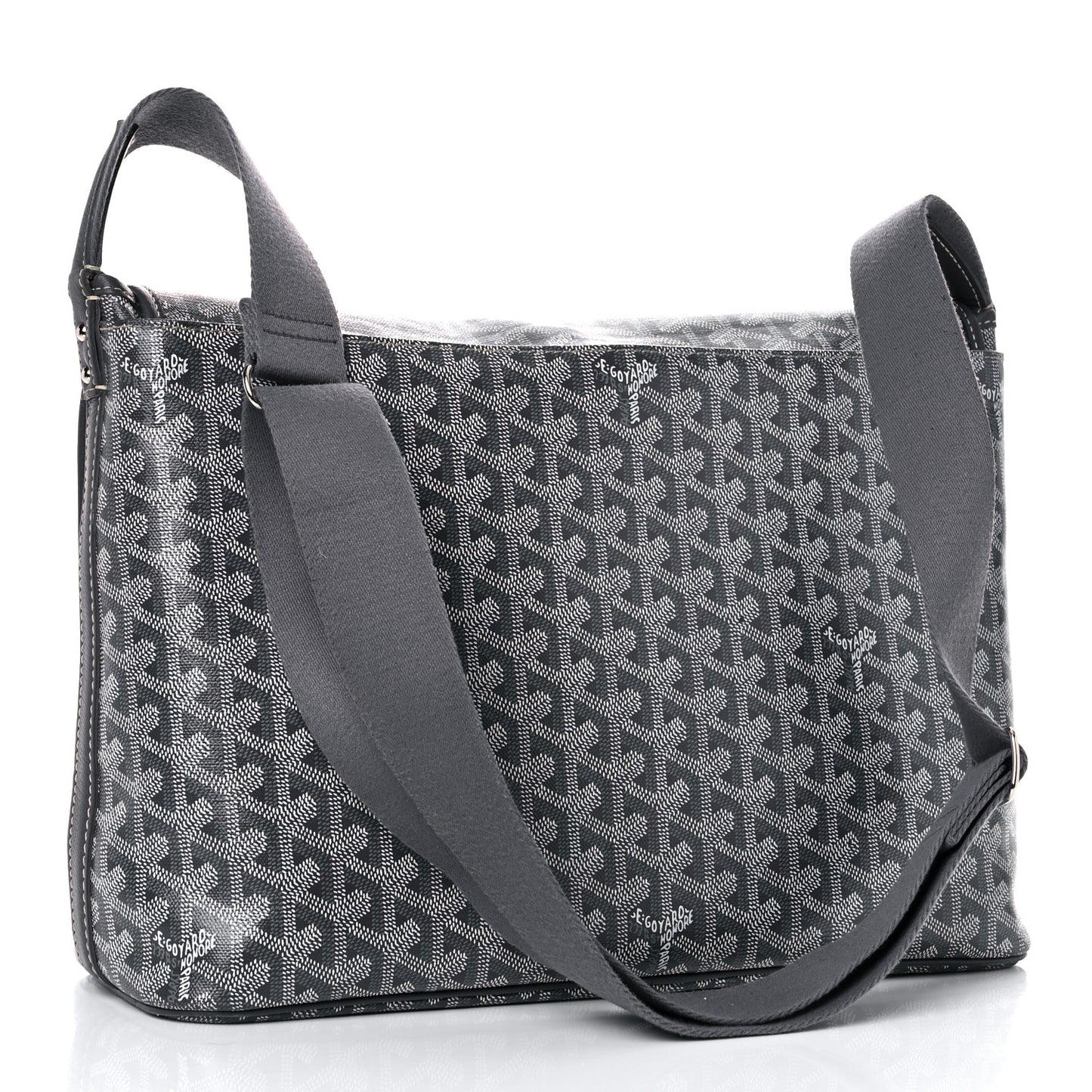 Goyardine Capetien Messenger Bag Grey