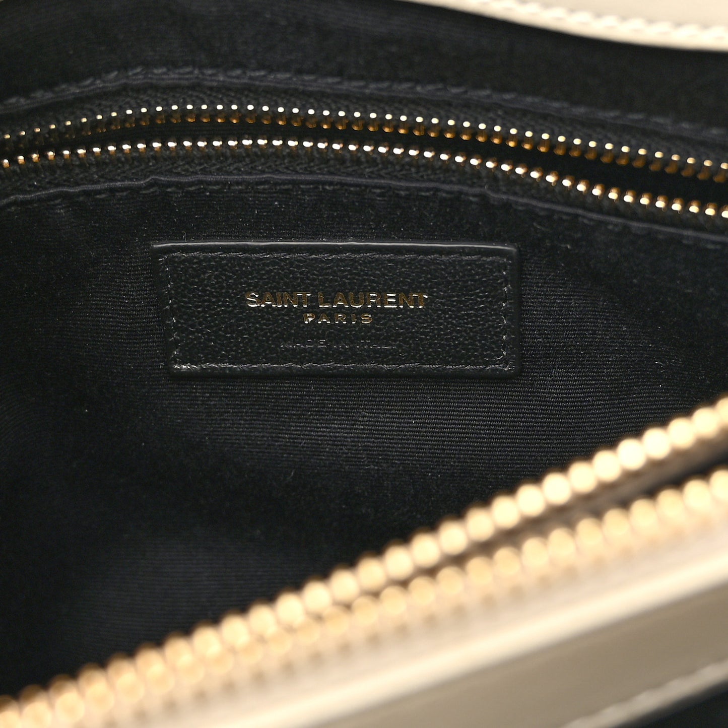 Calfskin Y Quilted Monogram Medium Loulou Chain Satchel Crema Soft