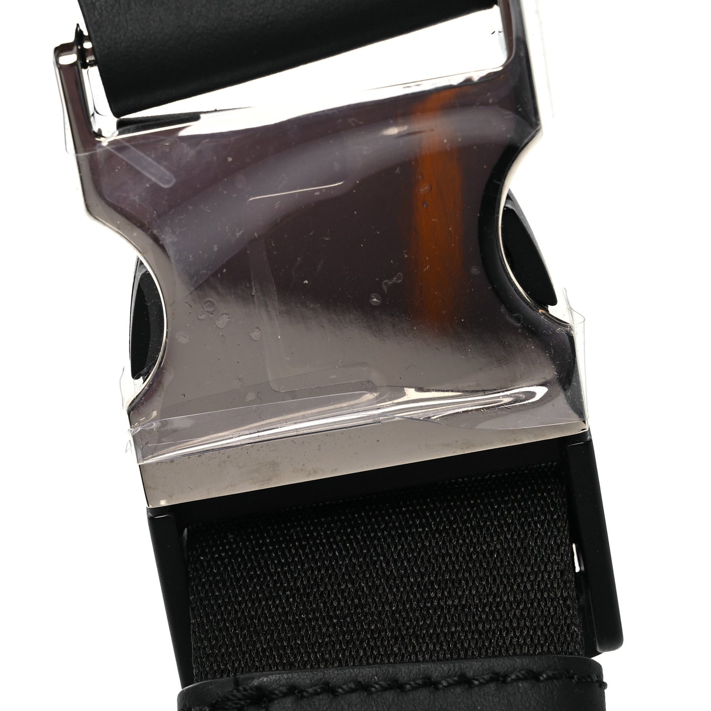 Vitello Century Bi-Color FF 1974 Embossed Belt Bag Maya Black