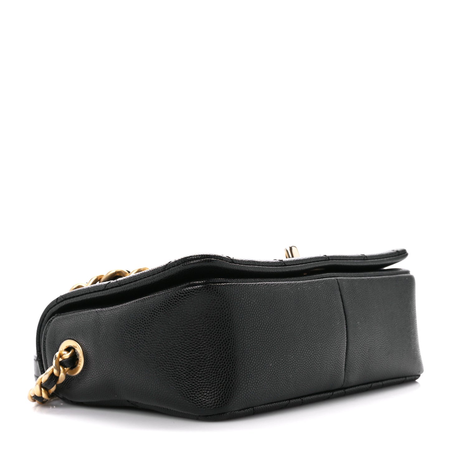 Caviar Quilted Small Fashion Therapy Flap Bag Black