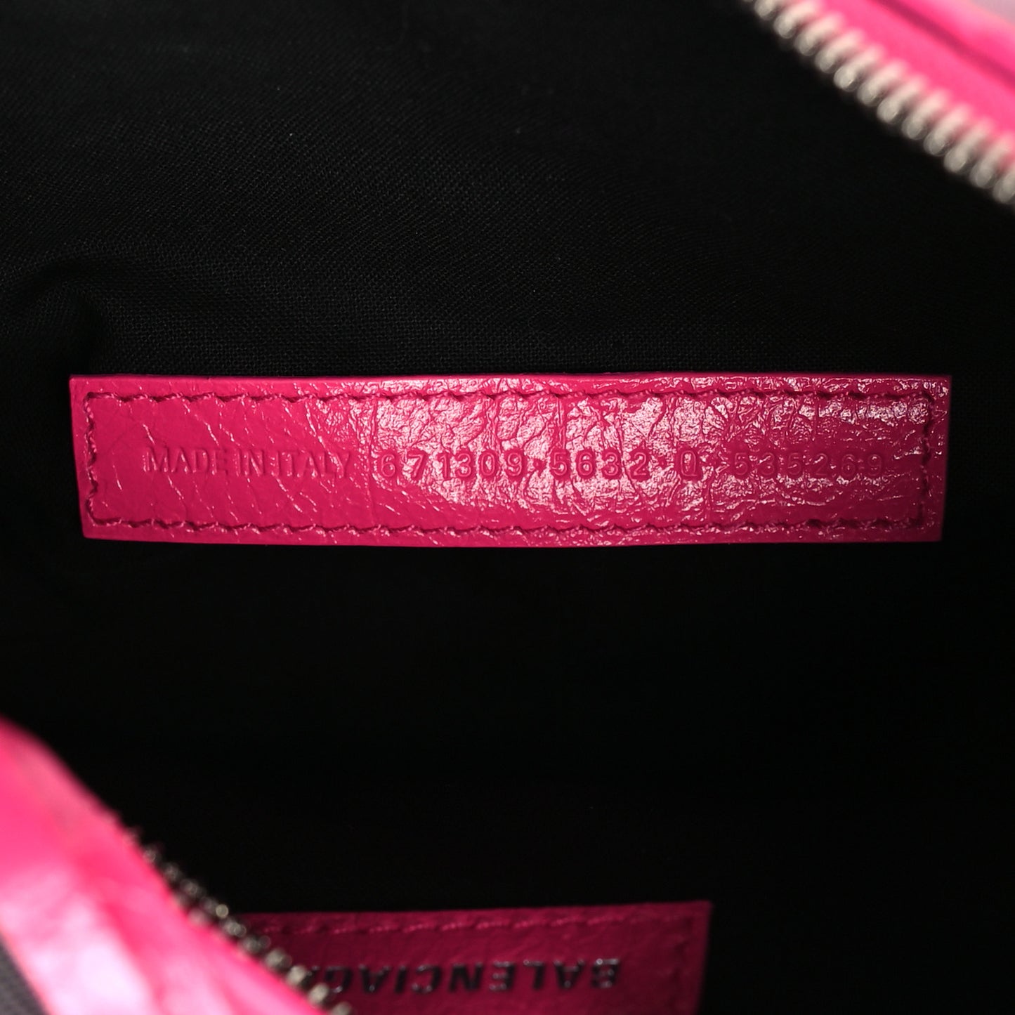 Agneau Arena Le Cagole Shoulder Bag XS Fluo Pink