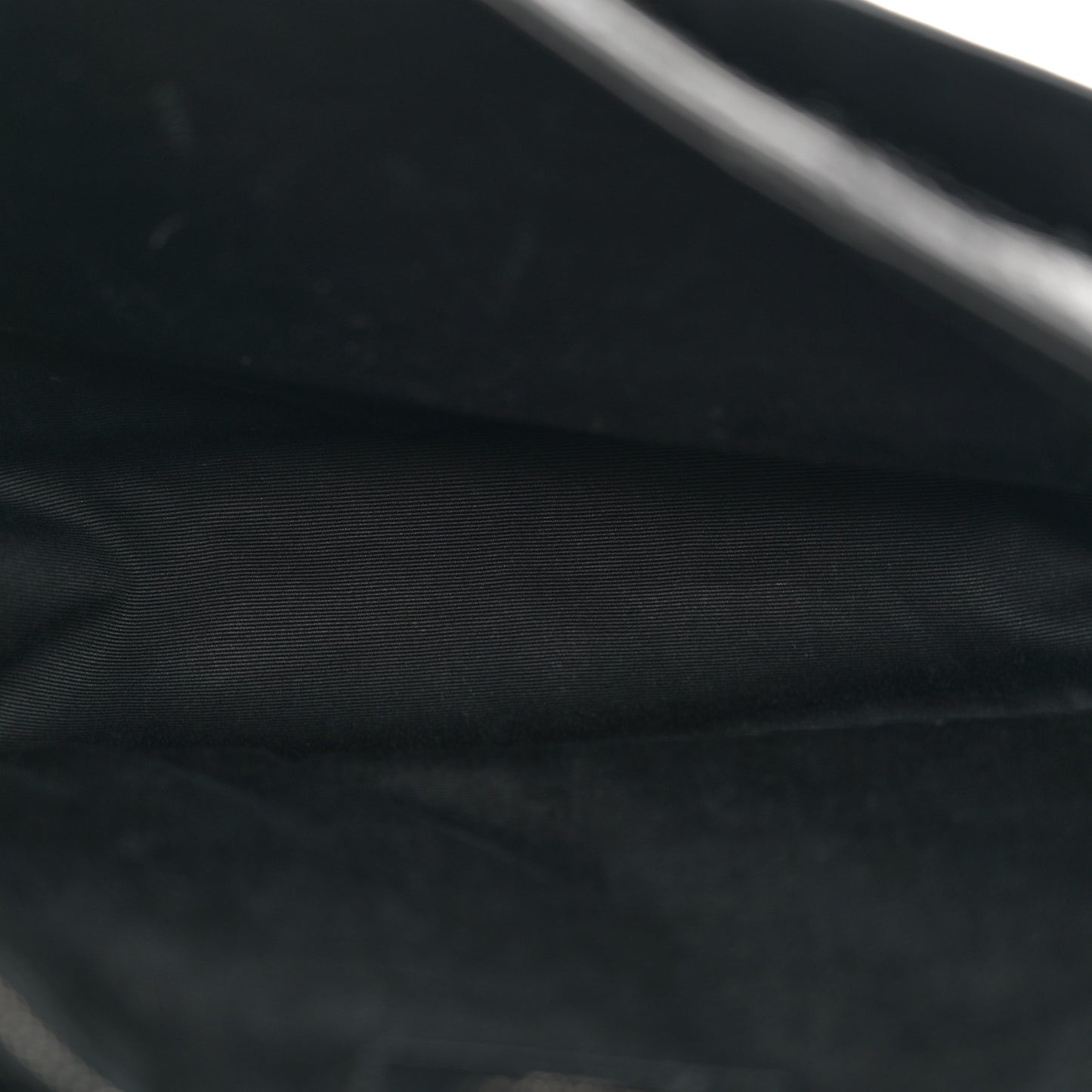 Crinkled Calfskin Matelasse Monogram Medium Niki Chain Satchel Black