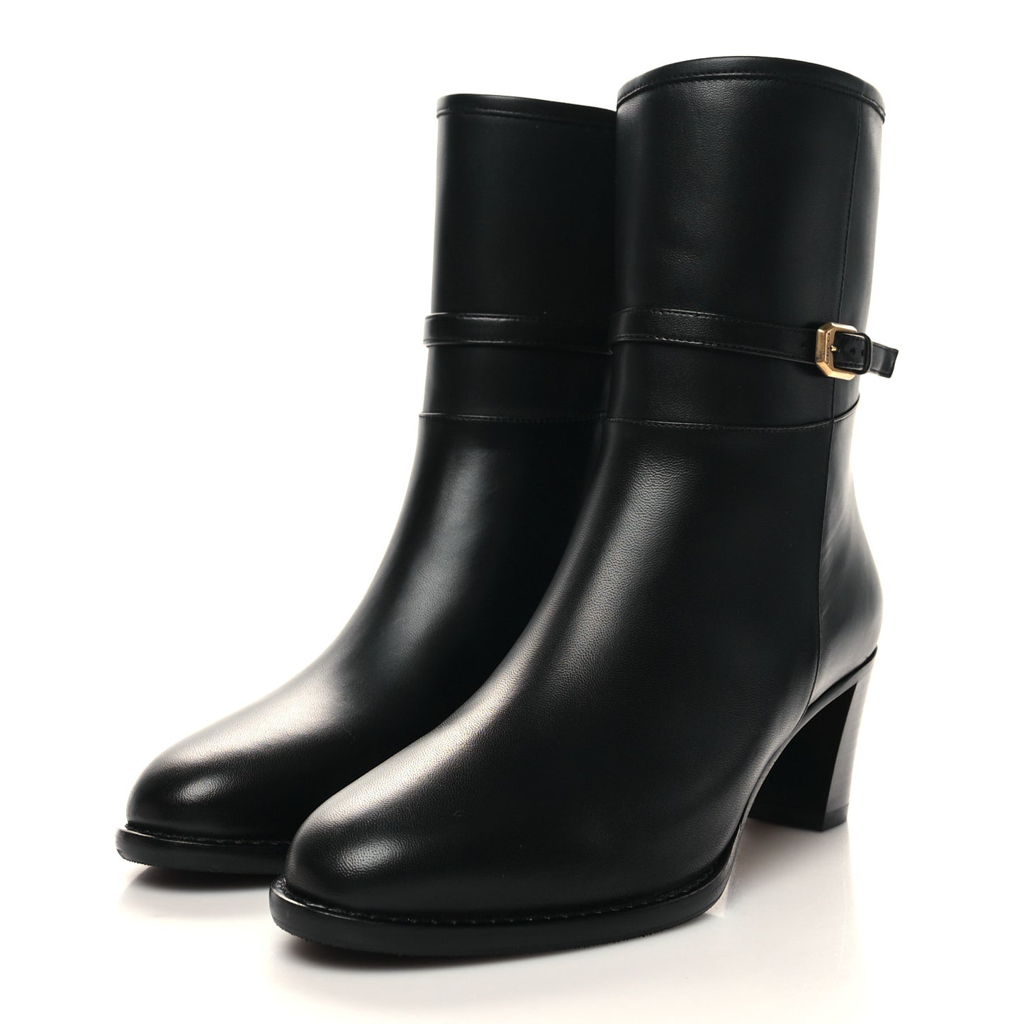Nappa Charlotte Ankle Boots 36 Black
