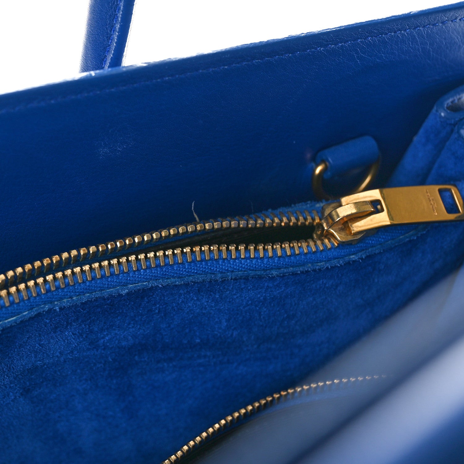 Saint Laurent Calfskin Small Sac De Jour Blue Majorelle 13 of 13