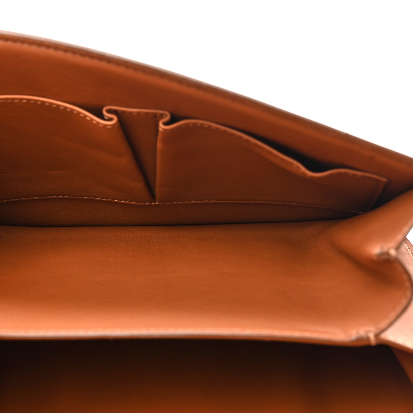 Natural Calfskin Medium Classic Box Flap Bag Tan