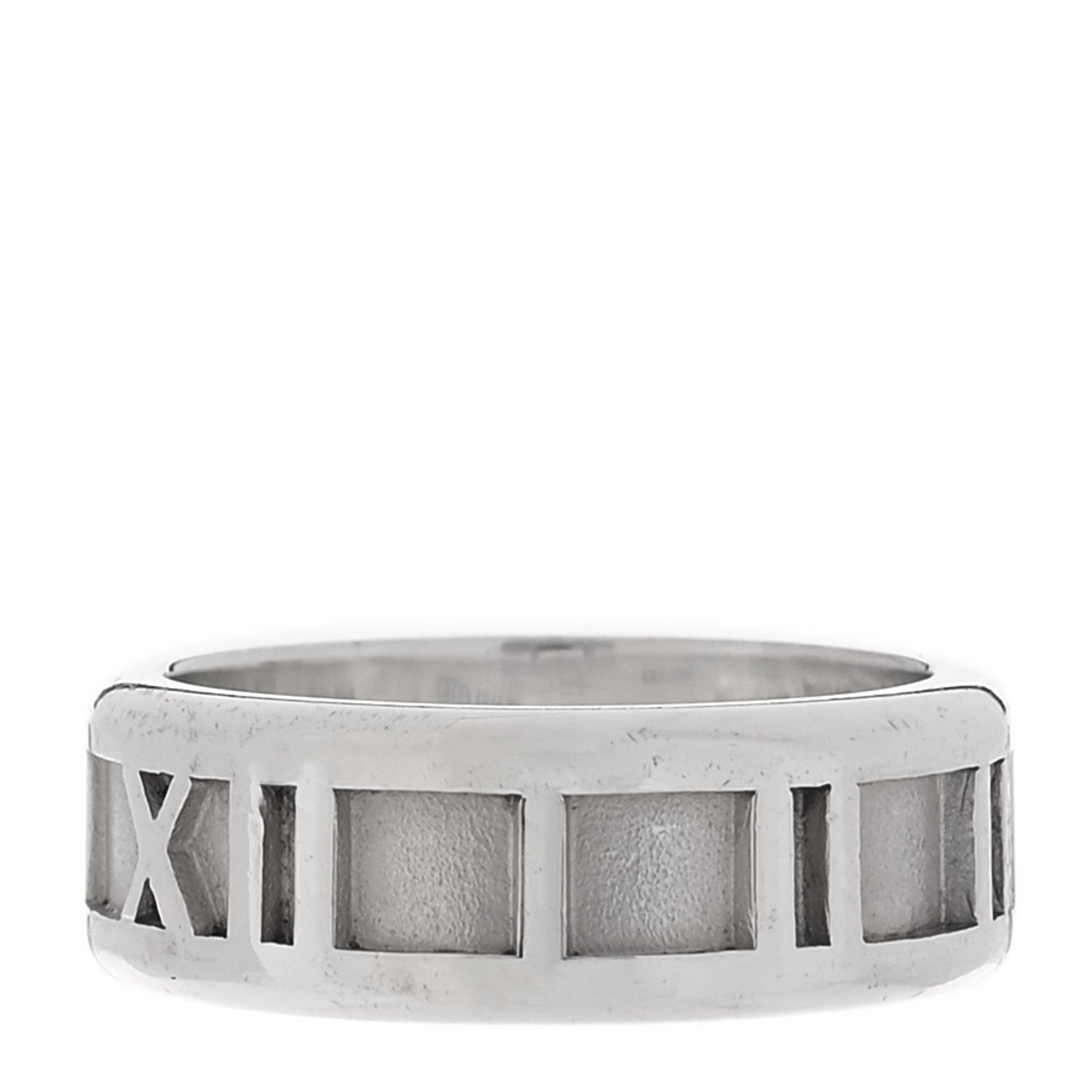 Tiffany Sterling Silver Atlas Ring 50 5.25 1791393 – FASHIONPHILE