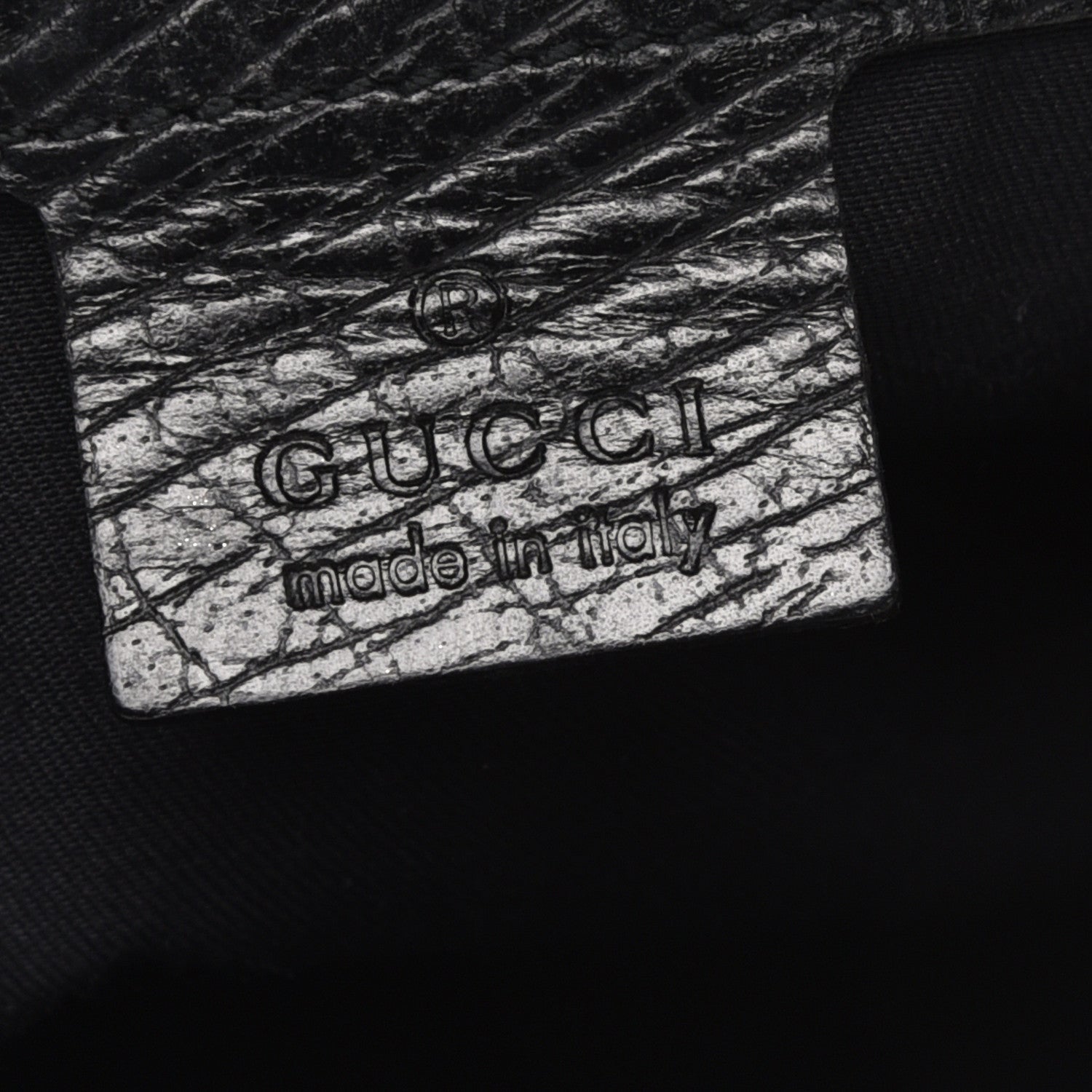 Gucci Monogram Bamboo Bullet Bag Black 6 of 9