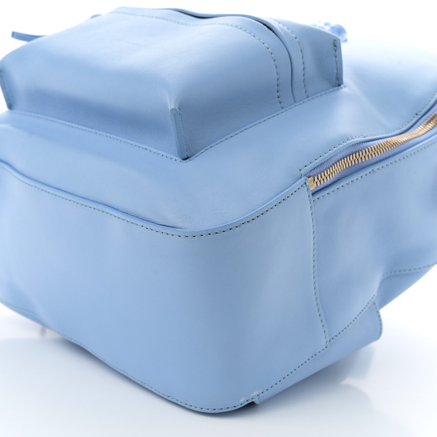 Calfskin Palazzo Medusa Backpack Blue