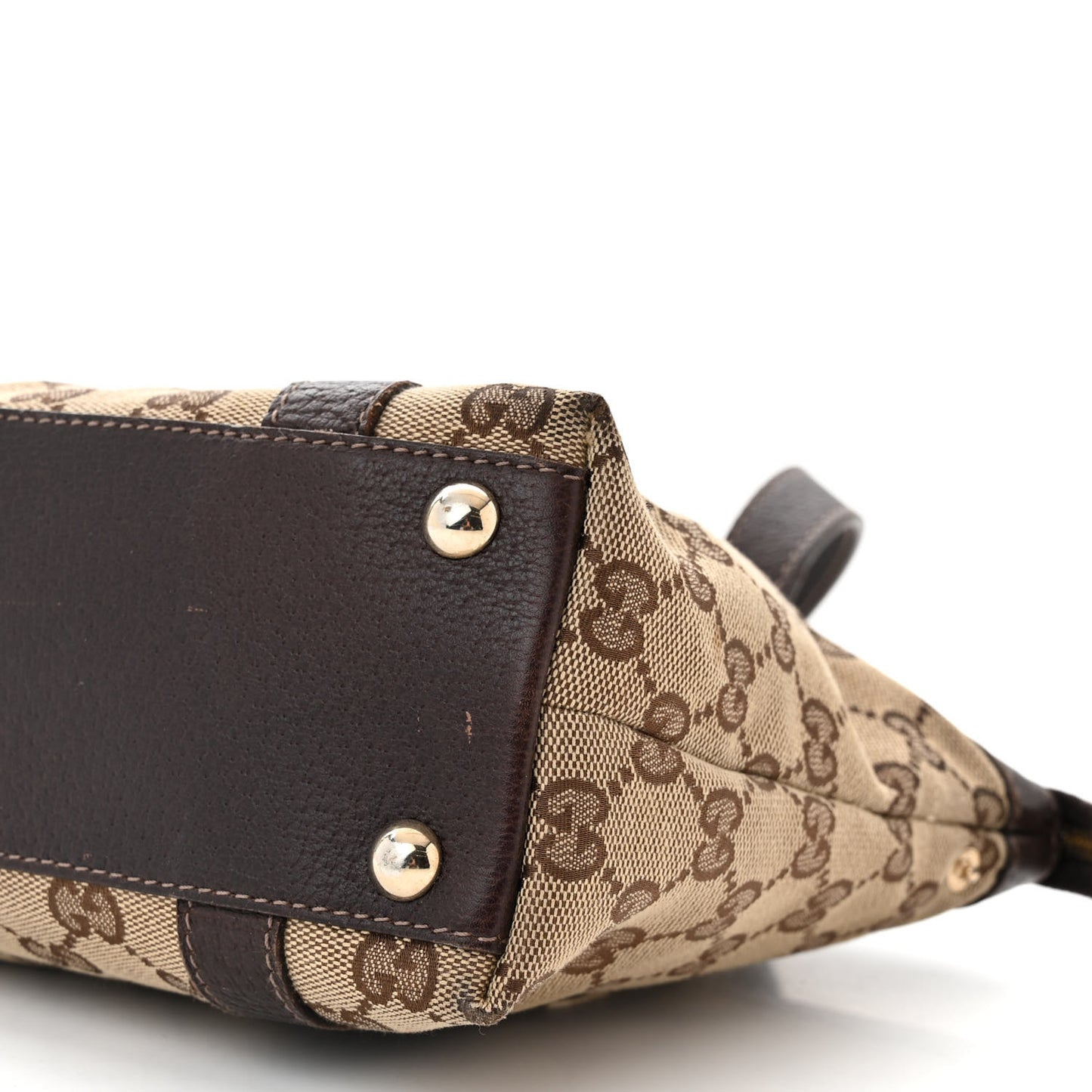 Monogram Small Abbey Tote Dark Brown