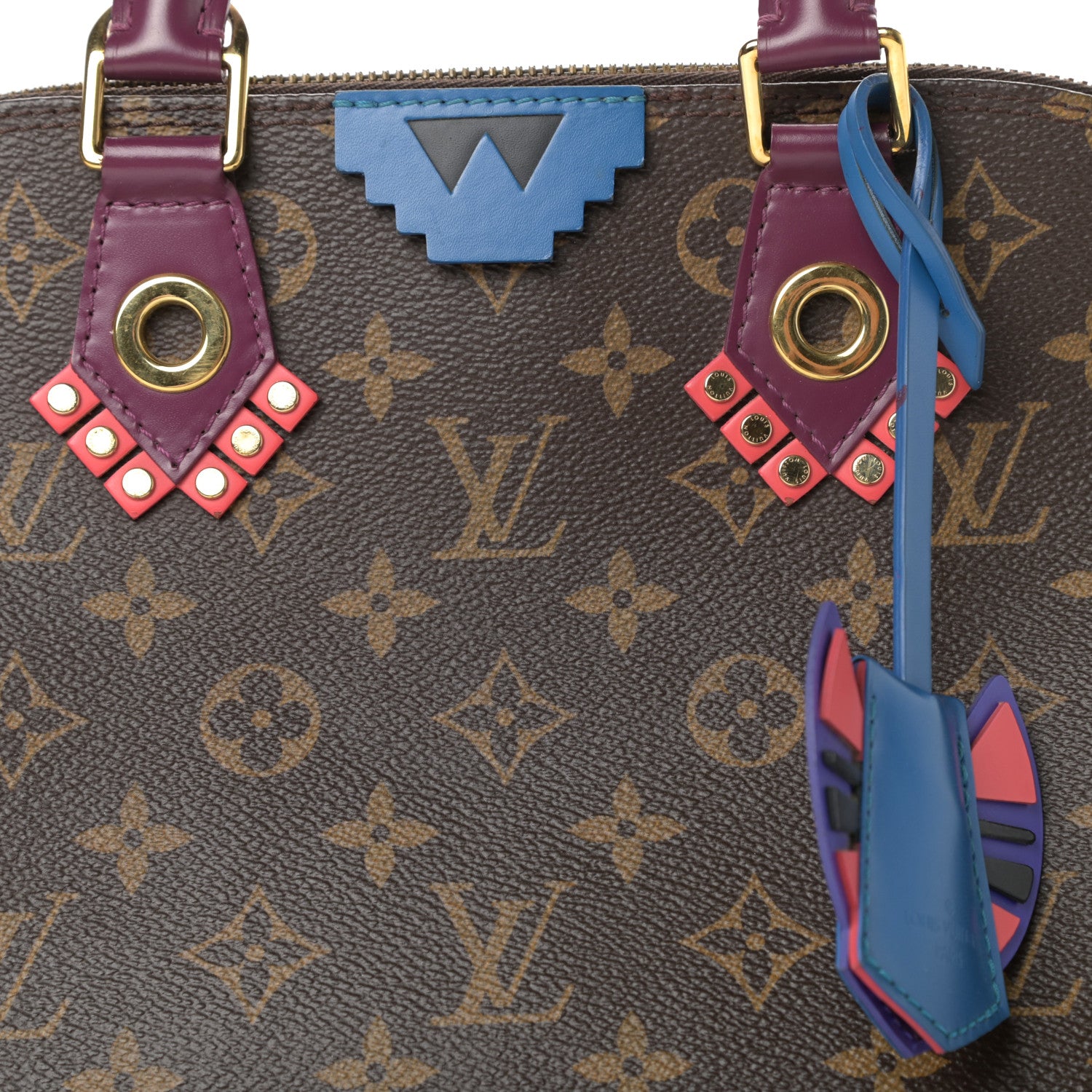 Louis Vuitton Monogram Totem Alma PM Magenta 8 of 8