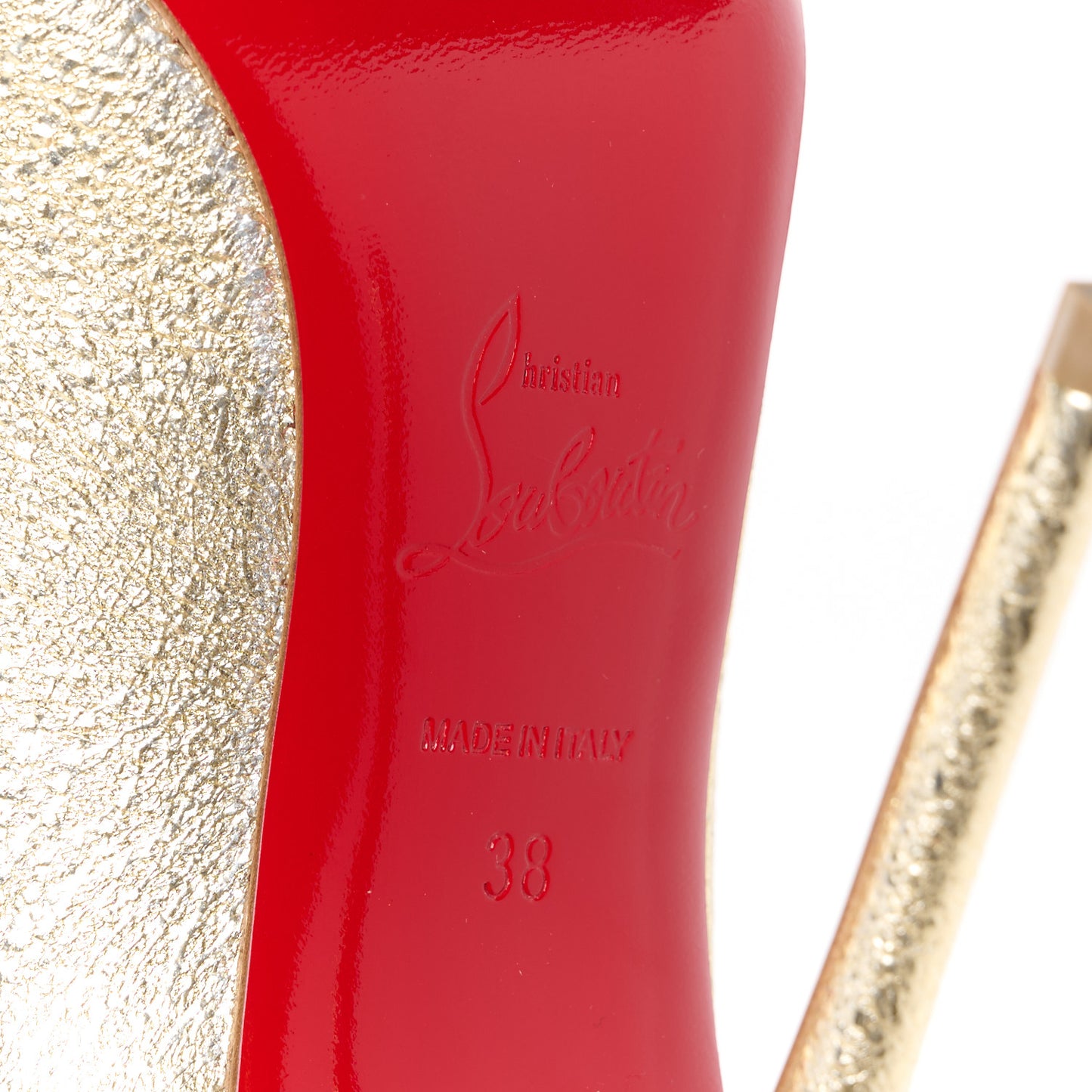 Nappa Pepite So Kate 120 Pumps 38 Gold