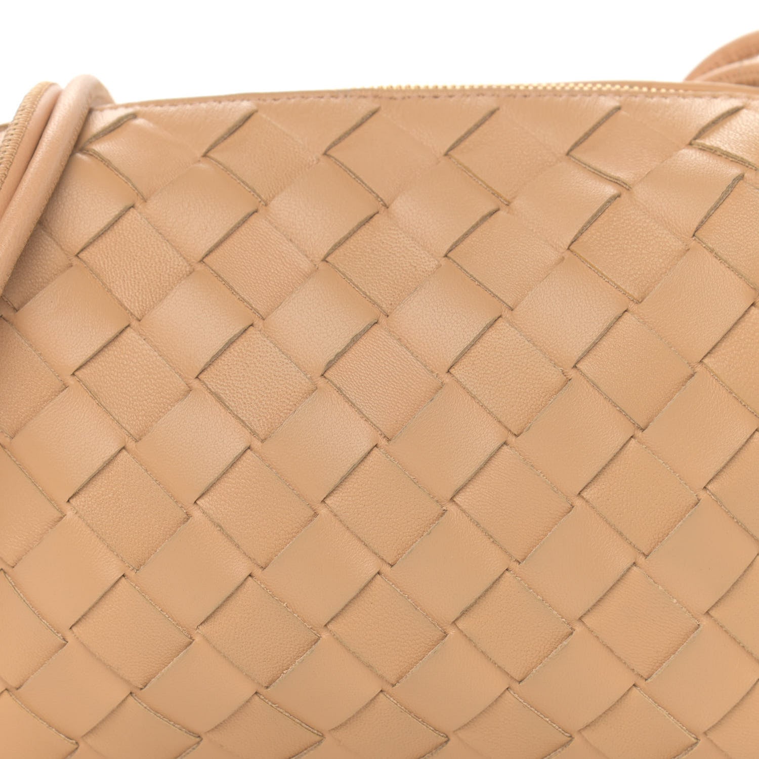 Bottega Veneta Nappa Intrecciato Mini Loop Camera Bag Almond 7 of 14